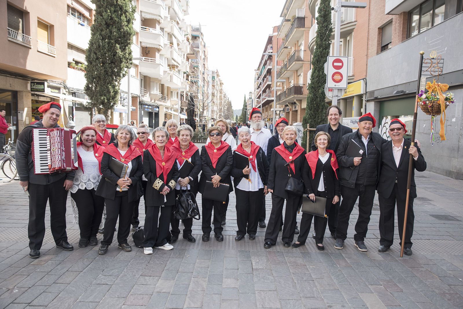 Cantada de Caramelles de la Societat Coral La Unió Santcugatenca. FOTO: Bernat Millet.