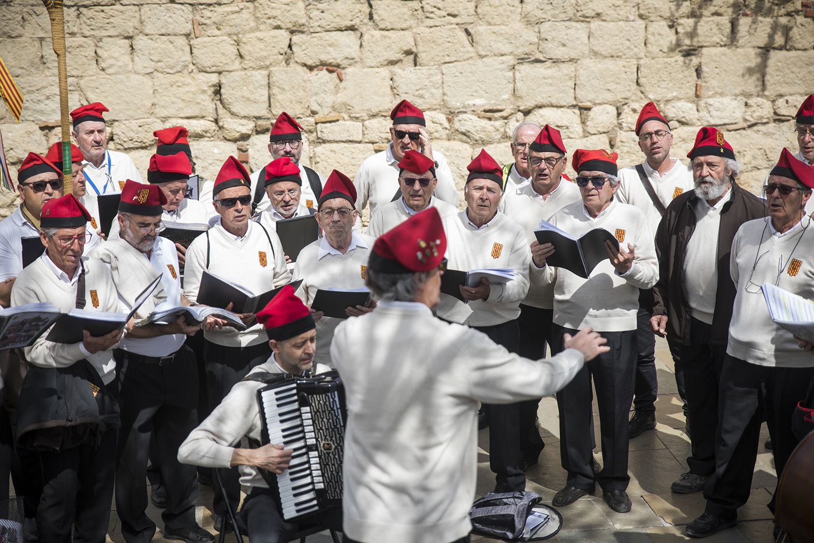 Cantada de Caramelles de la Societat Coral La Lira. FOTO: Bernat Millet.