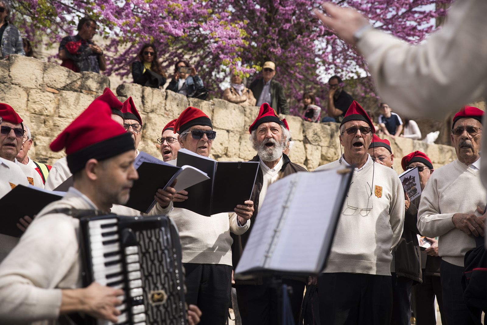 Cantada de Caramelles de la Societat Coral La Lira. FOTO: Bernat Millet.