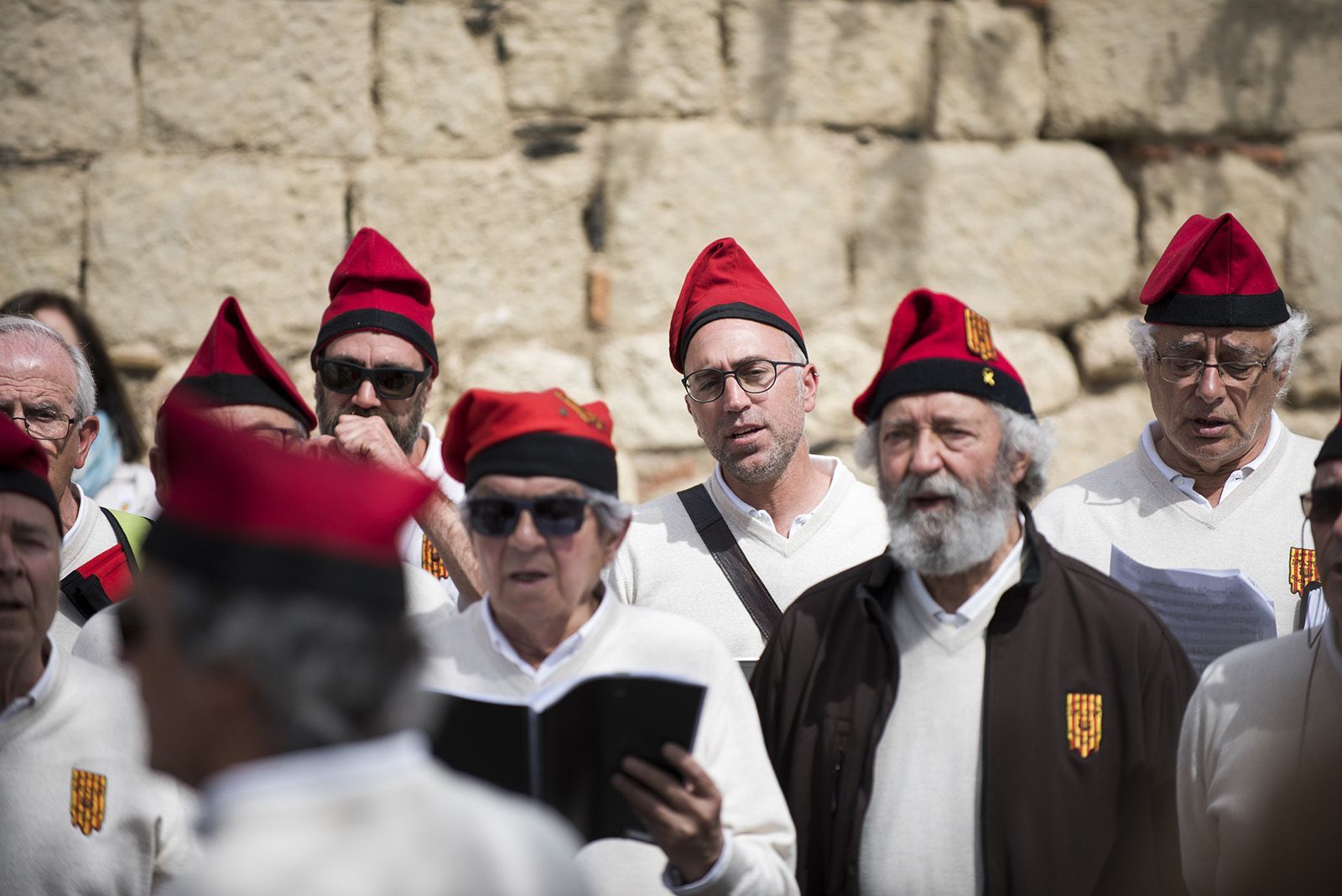 Cantada de Caramelles de la Societat Coral La Lira. FOTO: Bernat Millet.