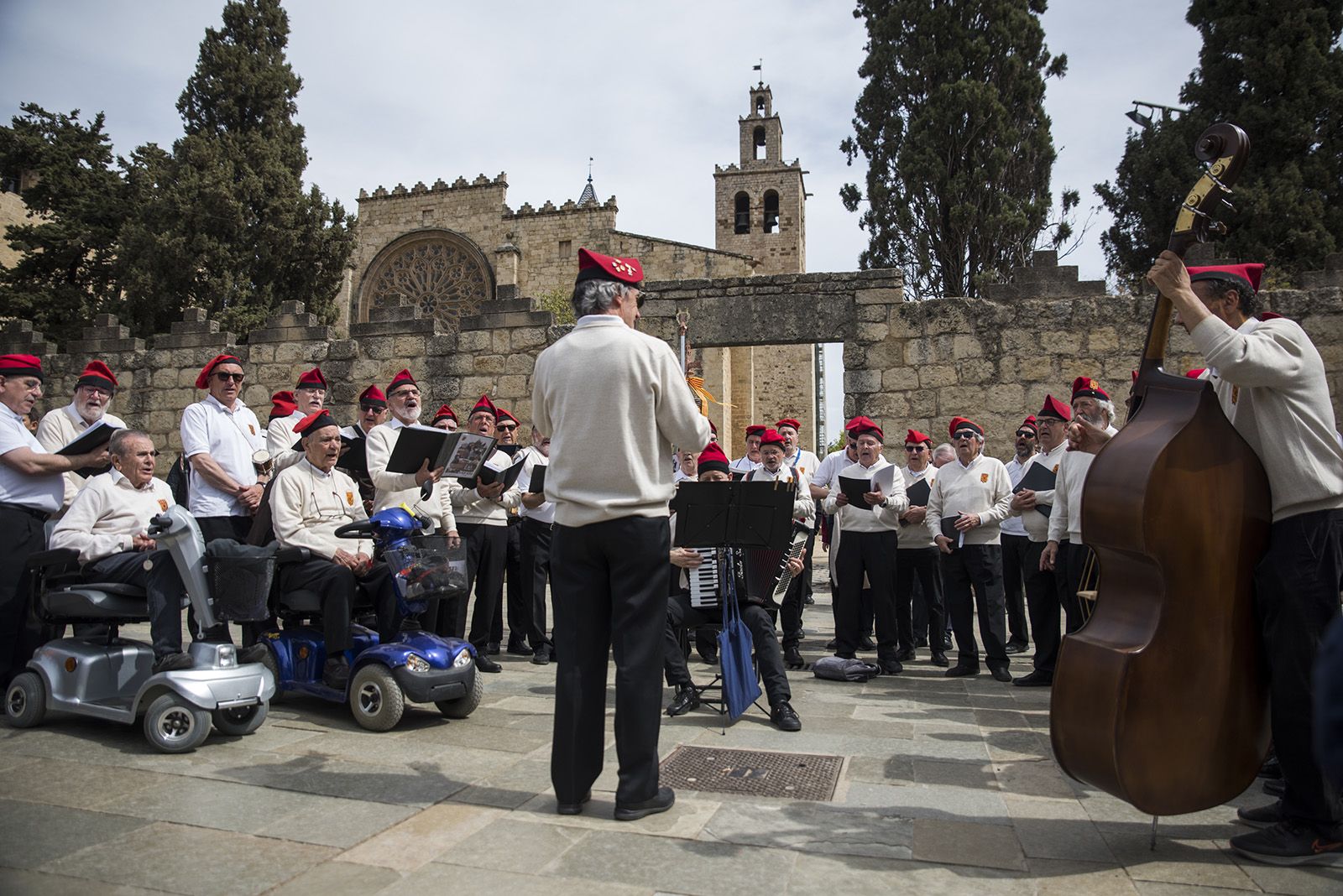 Cantada de Caramelles de la Societat Coral La Lira. FOTO: Bernat Millet.