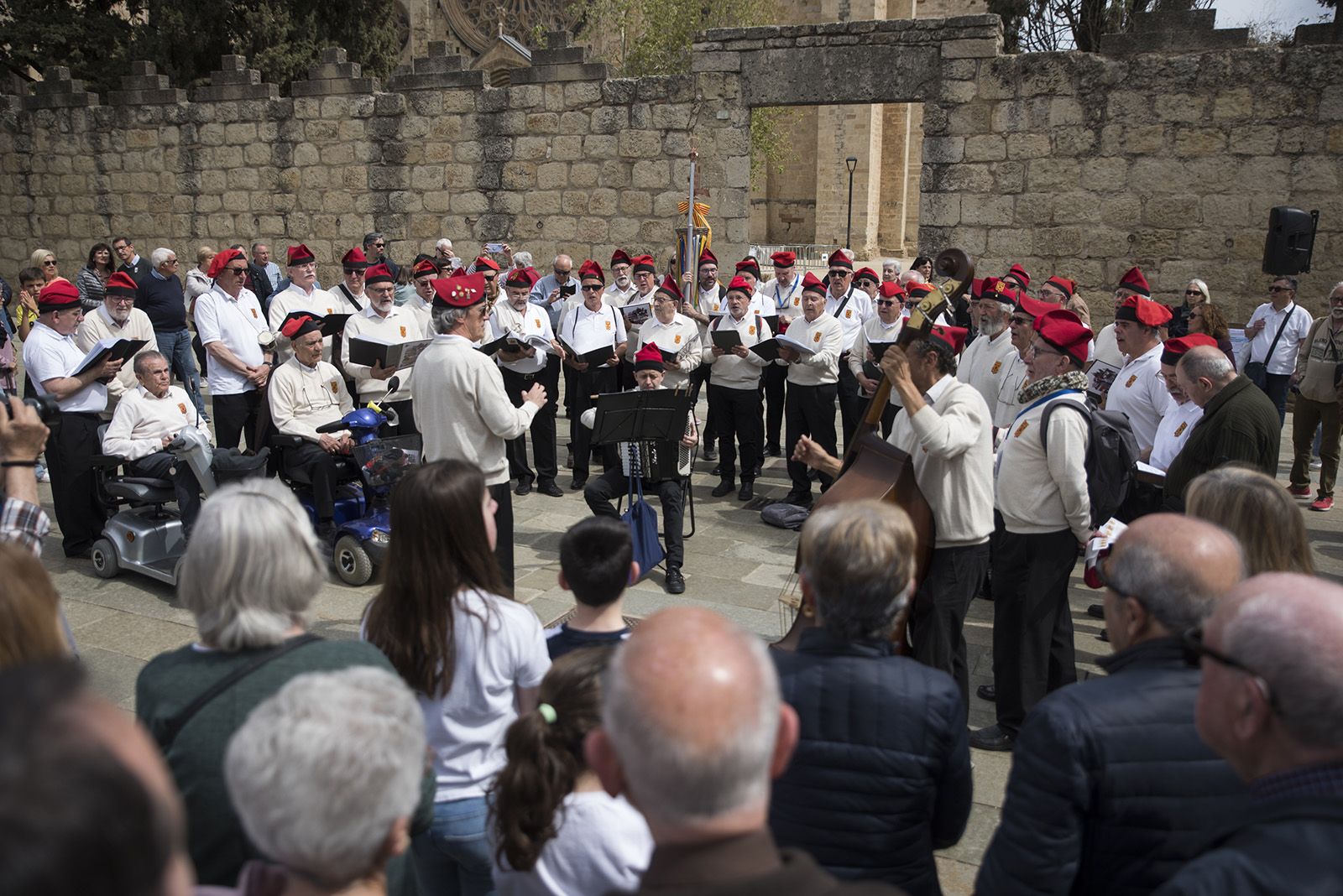 Cantada de Caramelles de la Societat Coral La Lira. FOTO: Bernat Millet.