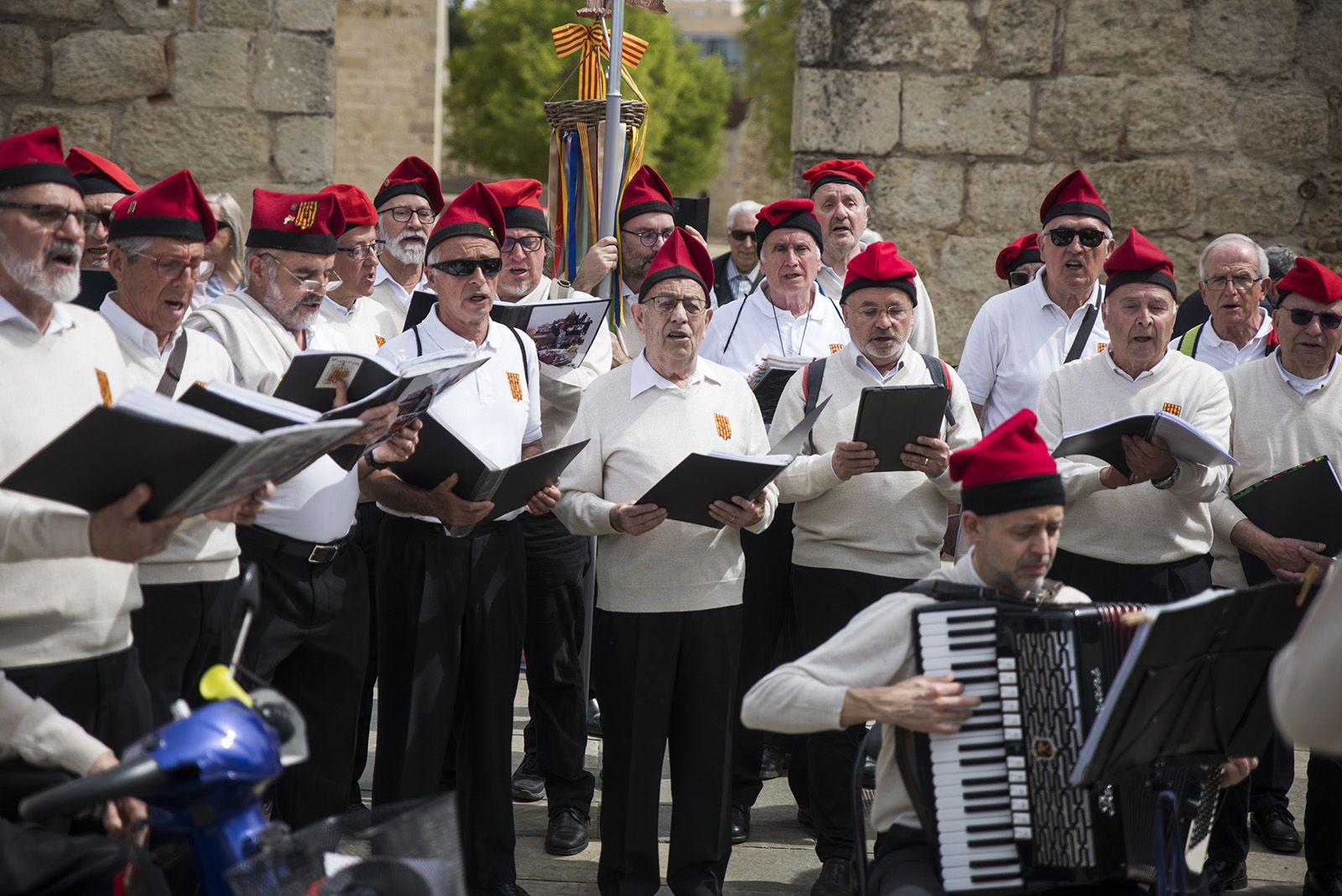 Cantada de Caramelles de la Societat Coral La Lira. FOTO: Bernat Millet.