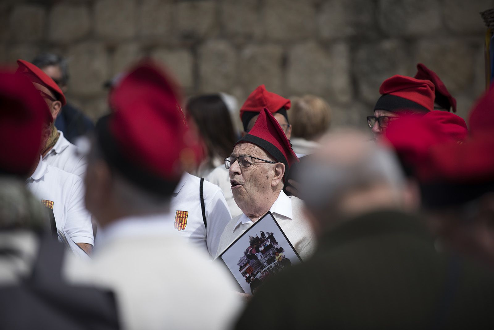 Cantada de Caramelles de la Societat Coral La Lira. FOTO: Bernat Millet.