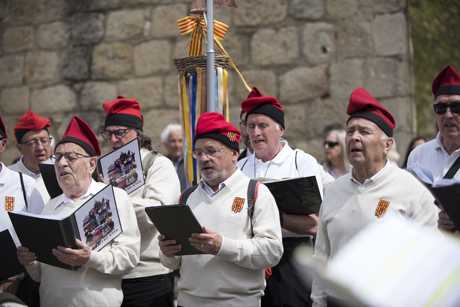 Cantada de Caramelles de la Societat Coral La Lira. FOTO: Bernat Millet.