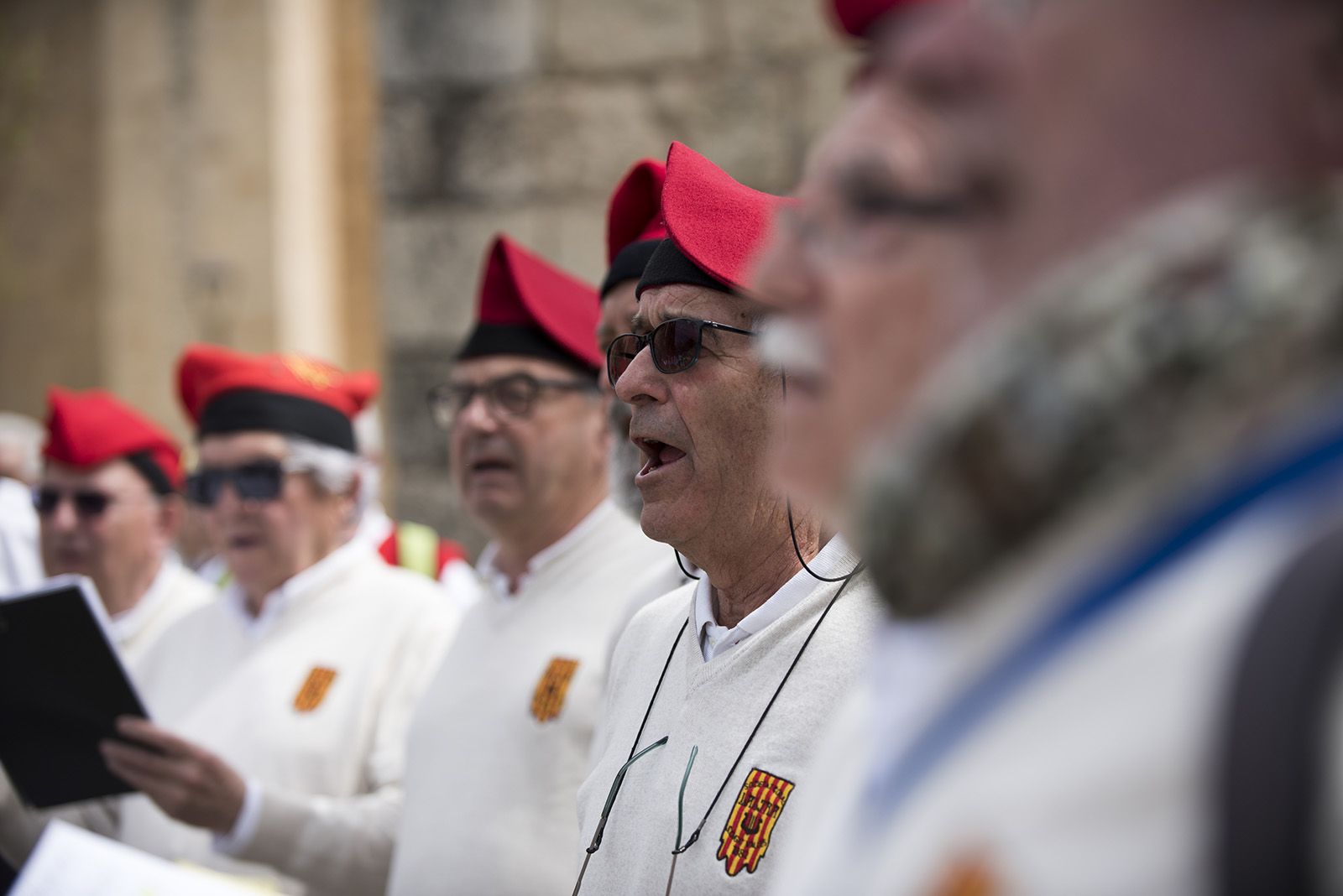 Cantada de Caramelles de la Societat Coral La Lira. FOTO: Bernat Millet.