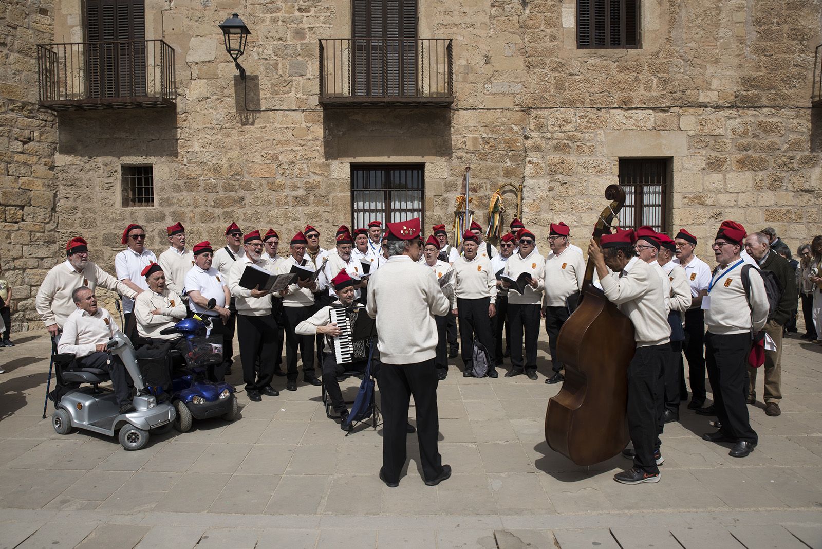 Cantada de Caramelles de la Societat Coral La Lira. FOTO: Bernat Millet.