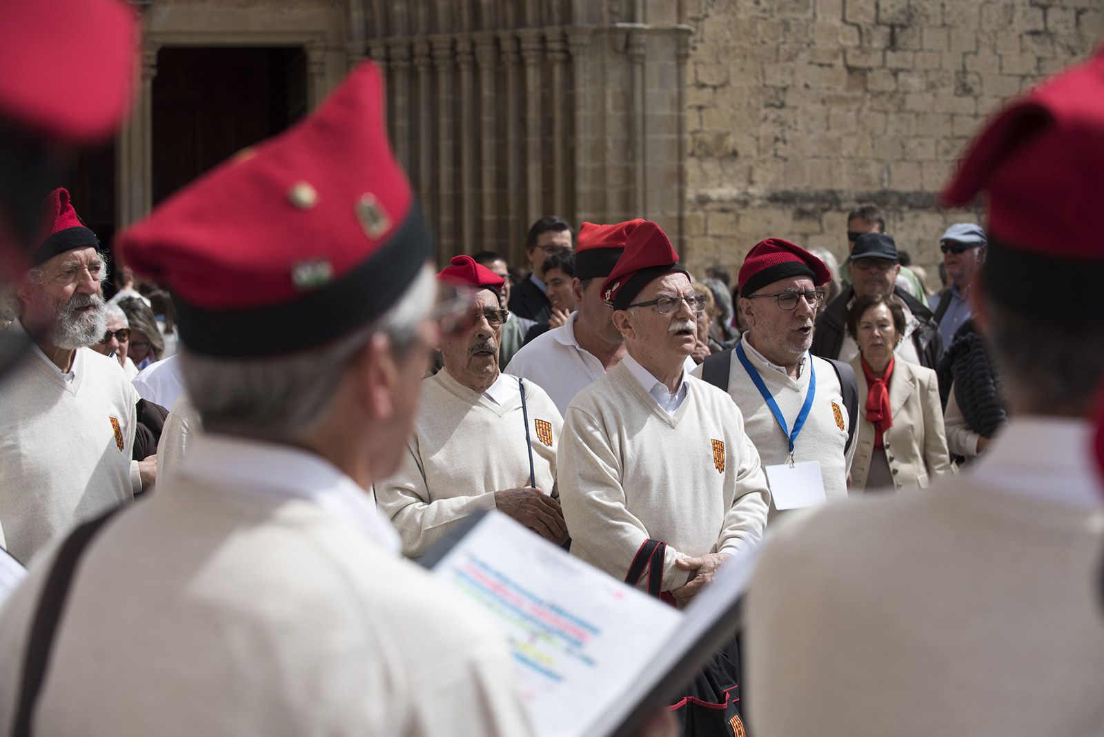 Cantada de Caramelles de la Societat Coral La Lira. FOTO: Bernat Millet.