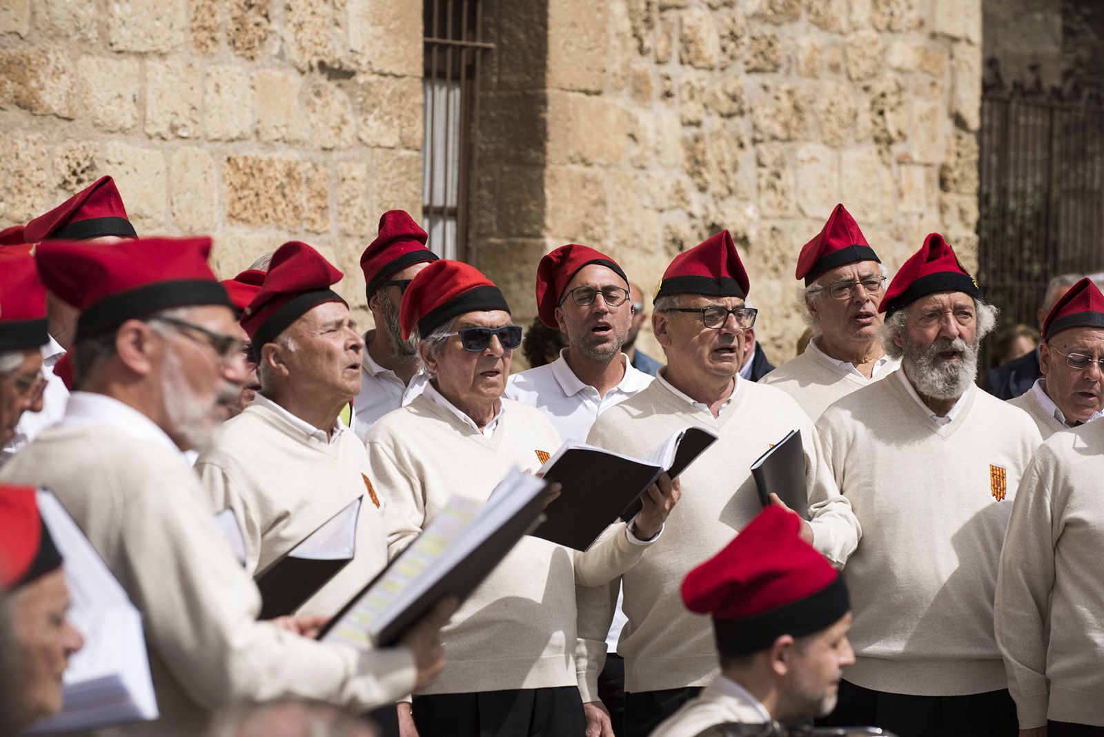 Cantada de Caramelles de la Societat Coral La Lira. FOTO: Bernat Millet.