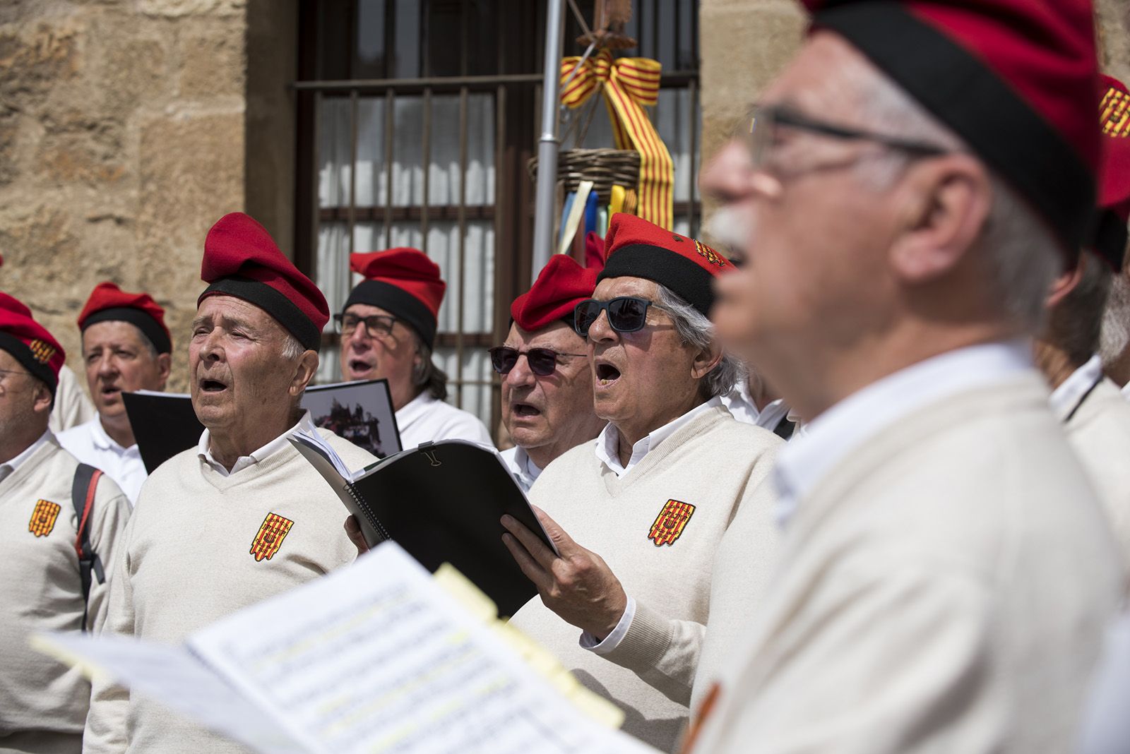 Cantada de Caramelles de la Societat Coral La Lira. FOTO: Bernat Millet.