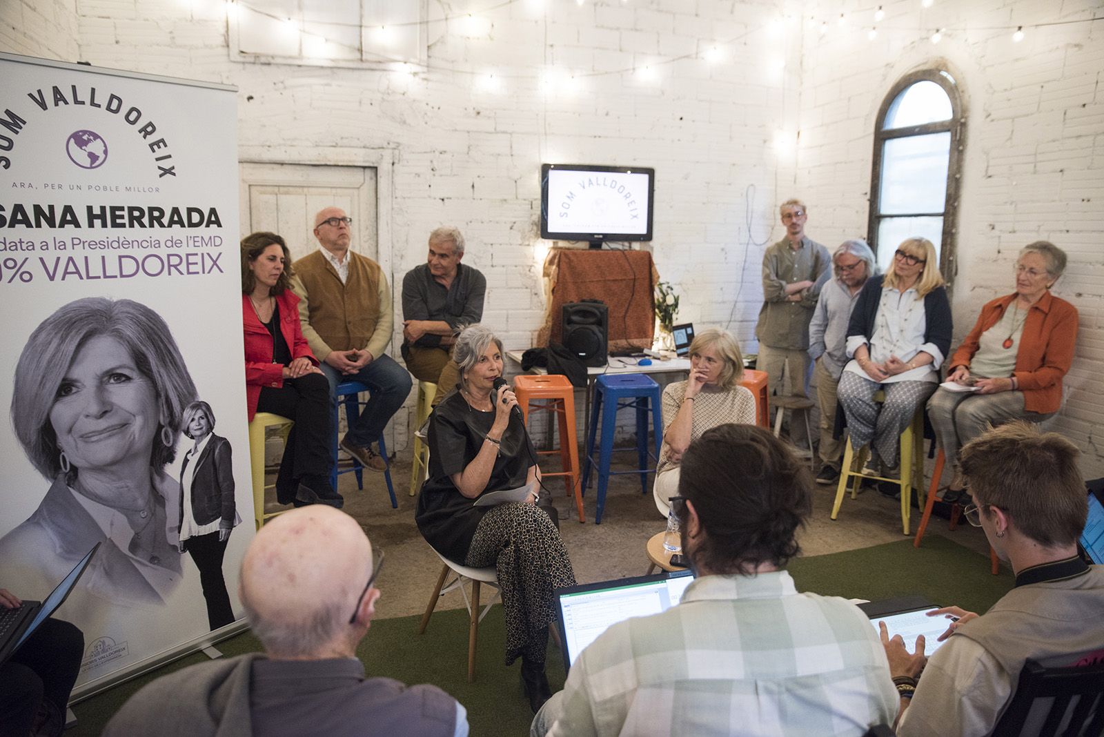 Presentació de la candidata Susana Herrada per Som Valldoreix . FOTO: Bernat Millet.