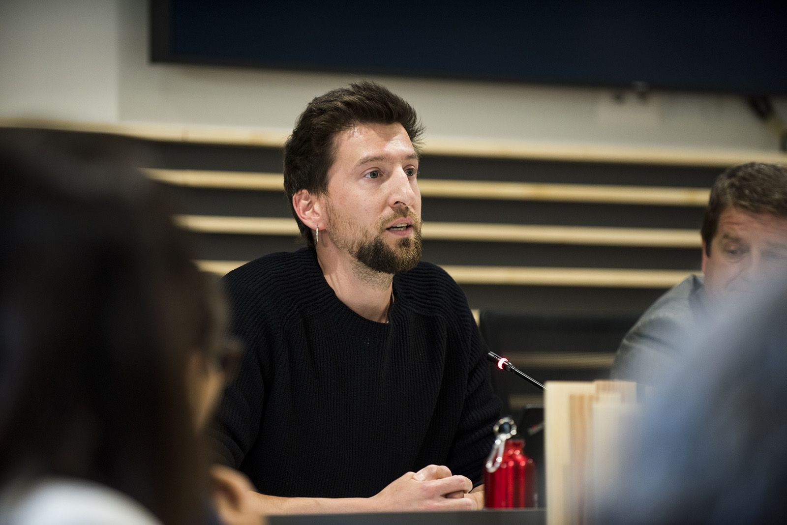 Nomenament com a fills predilectes de Sant Cugat de Marta Pessarrodona, Josep Pla Narbona i Àngels Ribé. FOTO: Bernat Millet.