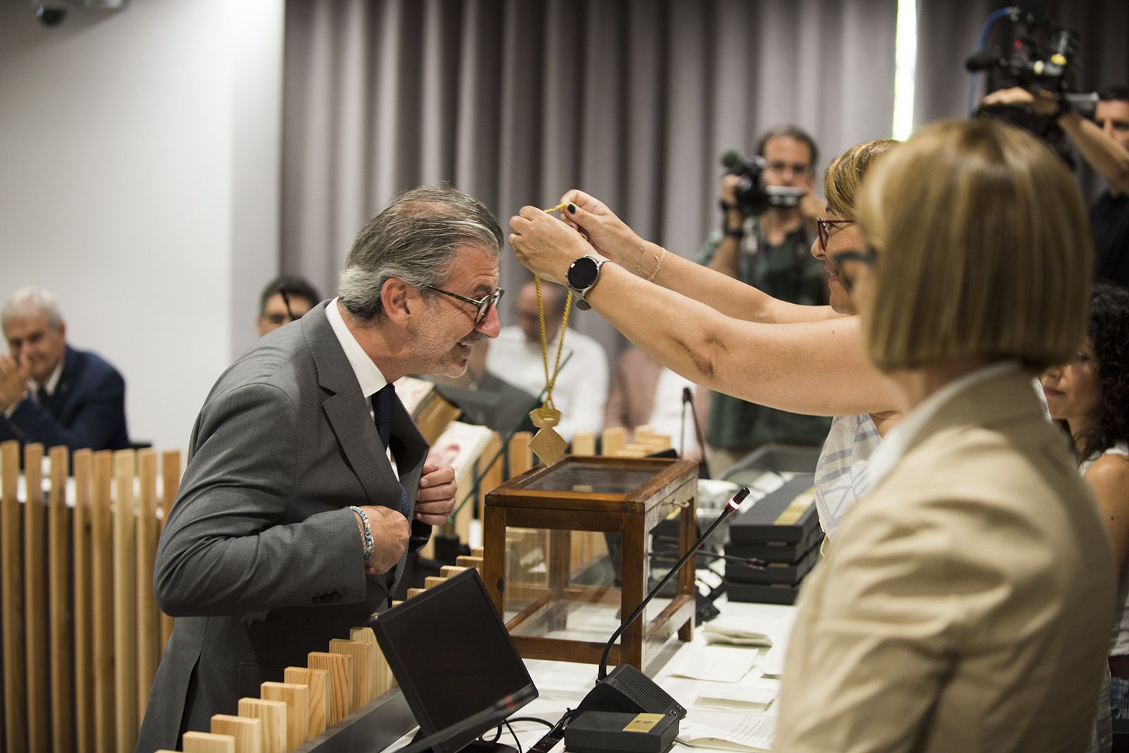 Josep Maria Vallès alcalde de Sant Cugat del Vallès. FOTO: Bernat Millet.