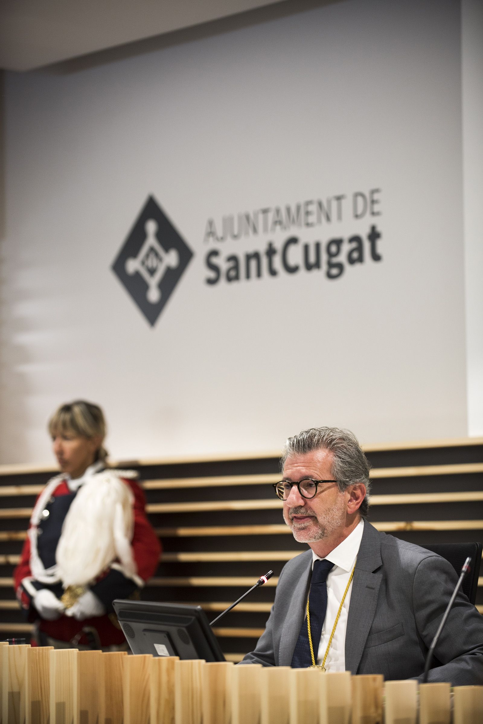 Josep Maria Vallès alcalde de Sant Cugat del Vallès. FOTO: Bernat Millet.