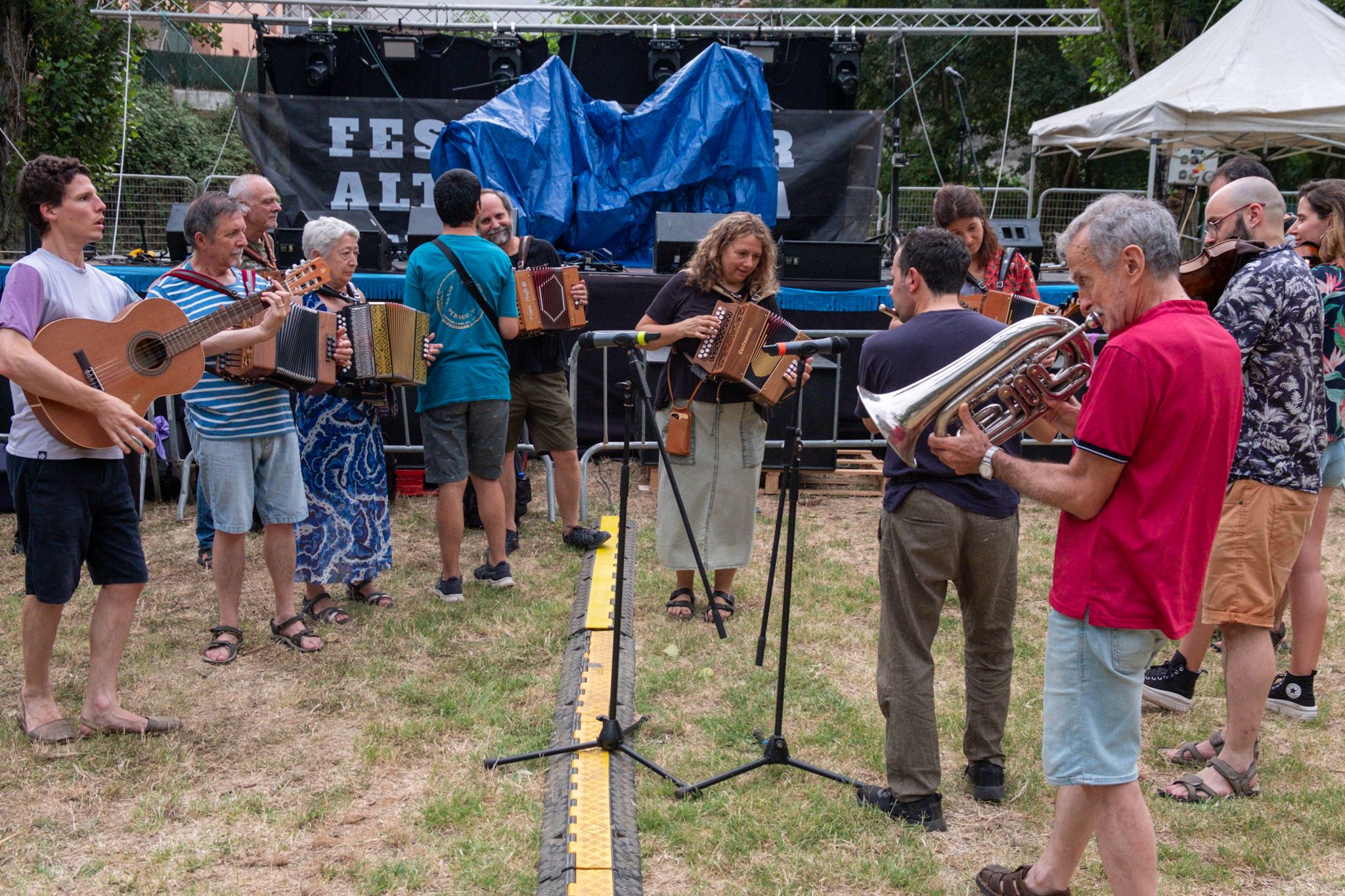 Pregó de la 15a edició de la Festa Major Alternativa. FOTO: Ale Gómez