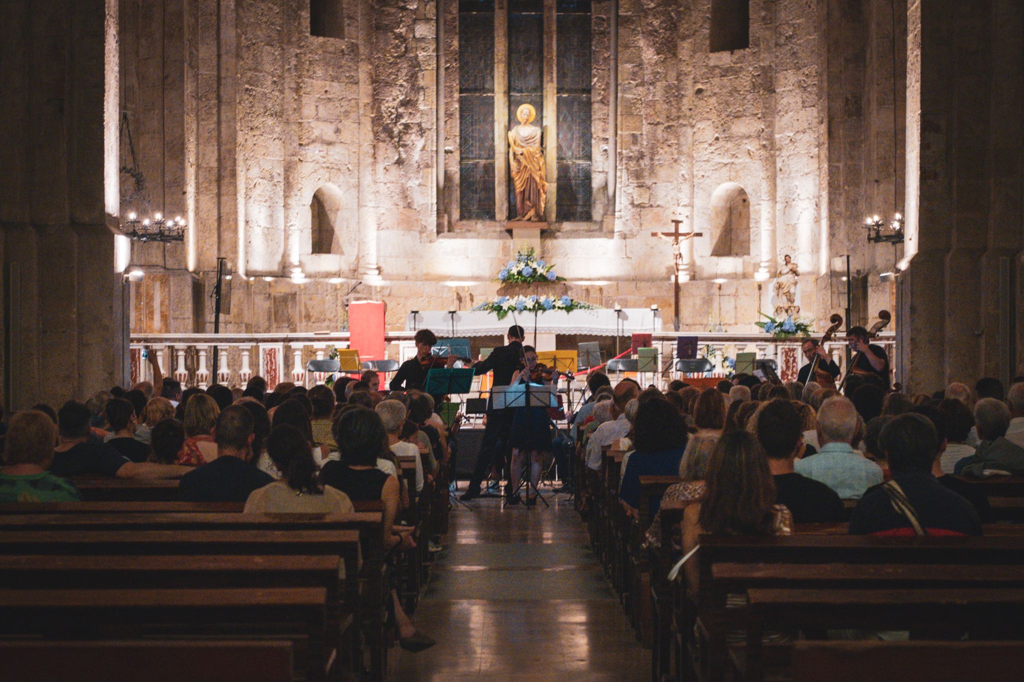 Orquestra Simfònica Fusió Sant Cugat, en concert. FOTO: Ale Gómez