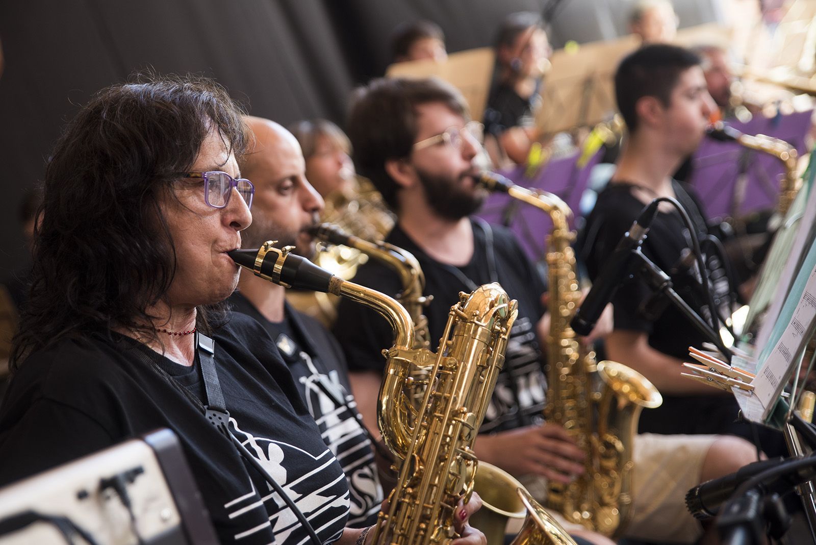 Orquestra Moderna Fusió, en concert. FOTO: Bernat Millet.