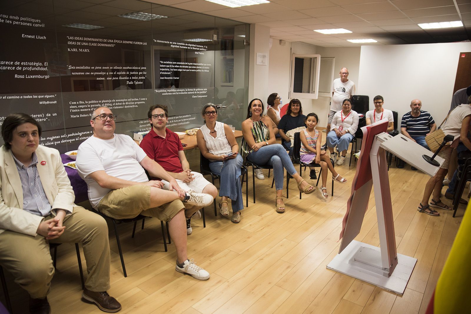 Seu del Partit Socialista de Catalunya a Sant Cugat. FOTO: Bernat Millet.