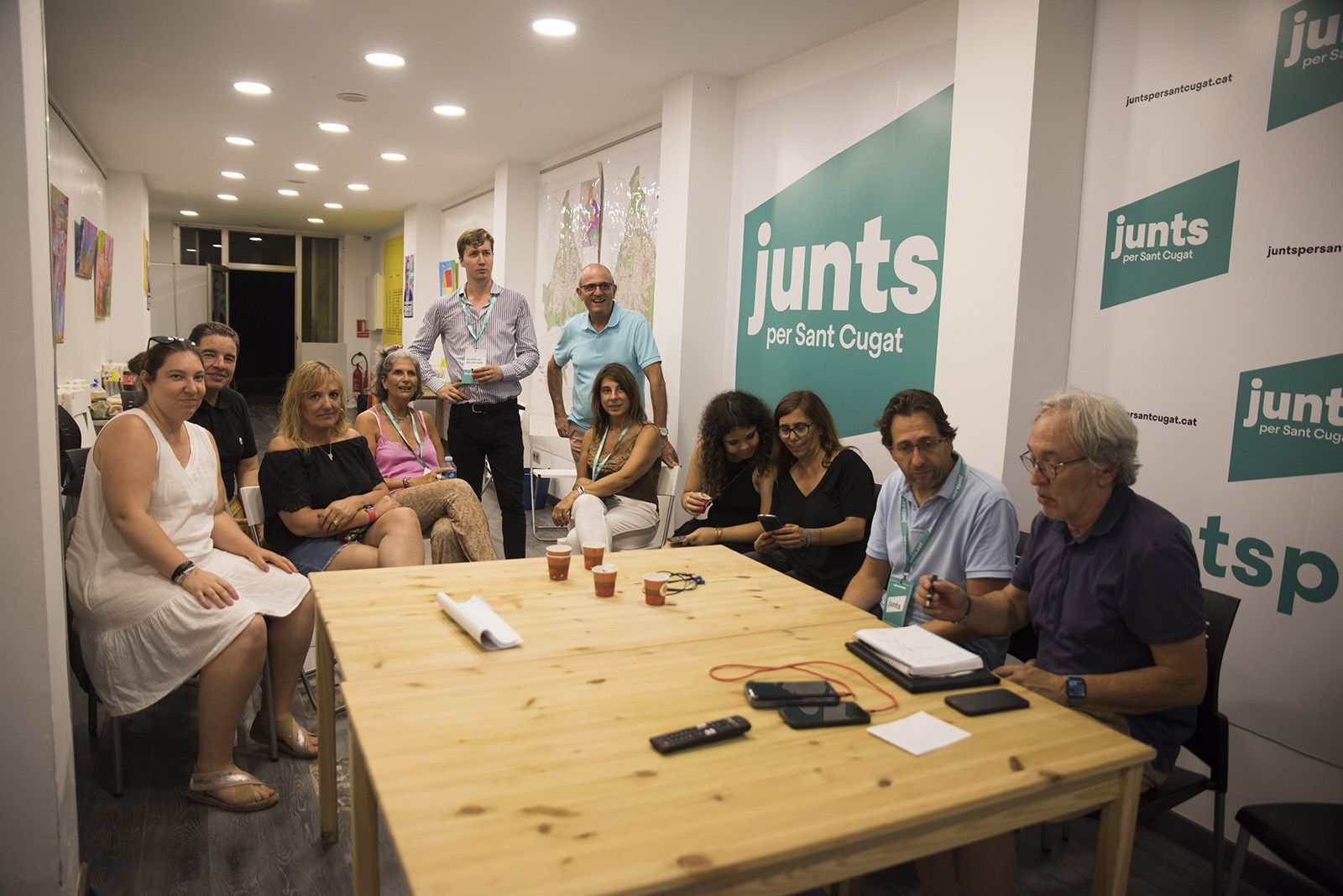 Seu de Junts a Sant Cugat. FOTO: Bernat Millet.