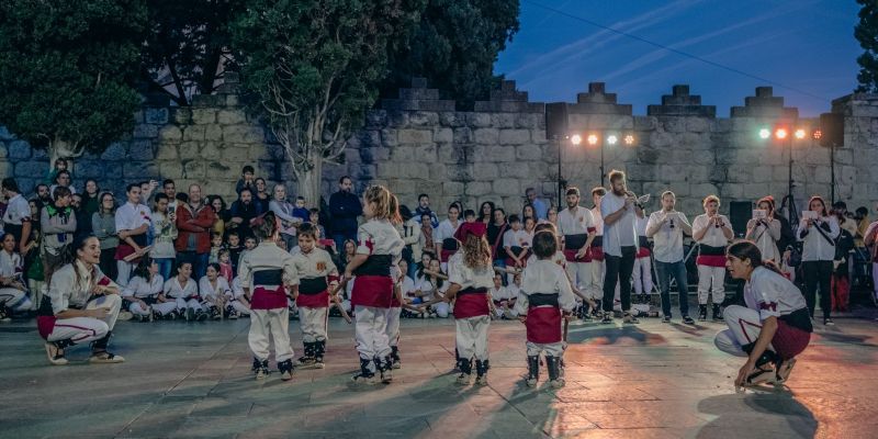 Els Bastoners de Sant Cugat. FOTO: Ale Gómez