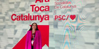 Elena Vila, al congrés del PSC FOTO: Cedida