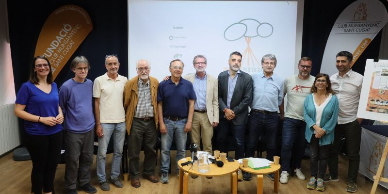 Taula rodona 'Pi d'en Xandri: passat, present i futur' per parlar dels 250 anys de l'arbre. FOTO: Ajuntament