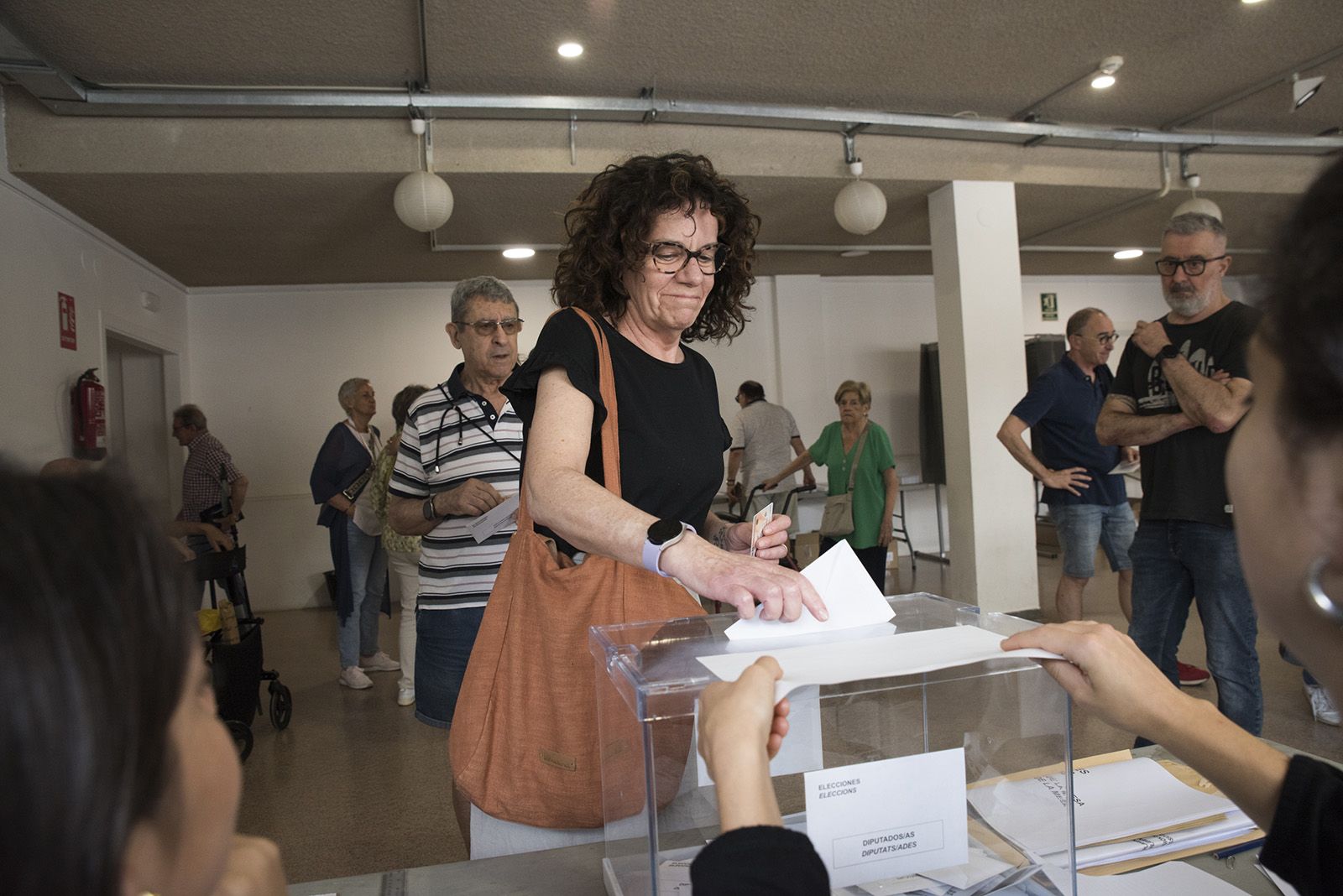 Col·legi electoral Casa de Cultura. FOTO: Bernat Millet
