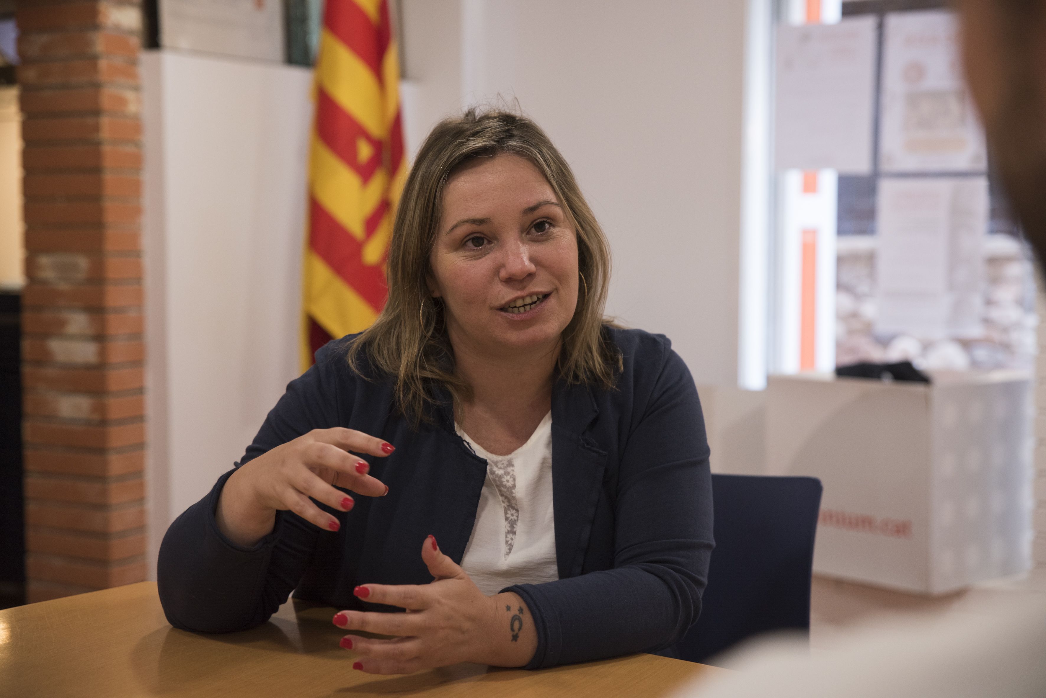 Anna Rigol, presidenta d'Òmnium Sant Cugat FOTO: Bernat Millet (TOT Sant Cugat)