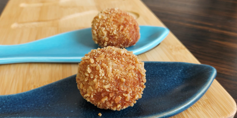 Croquetes del restaurant de Sant Cugat Mediterrani Cuina de Mercat. FOTO: TOT