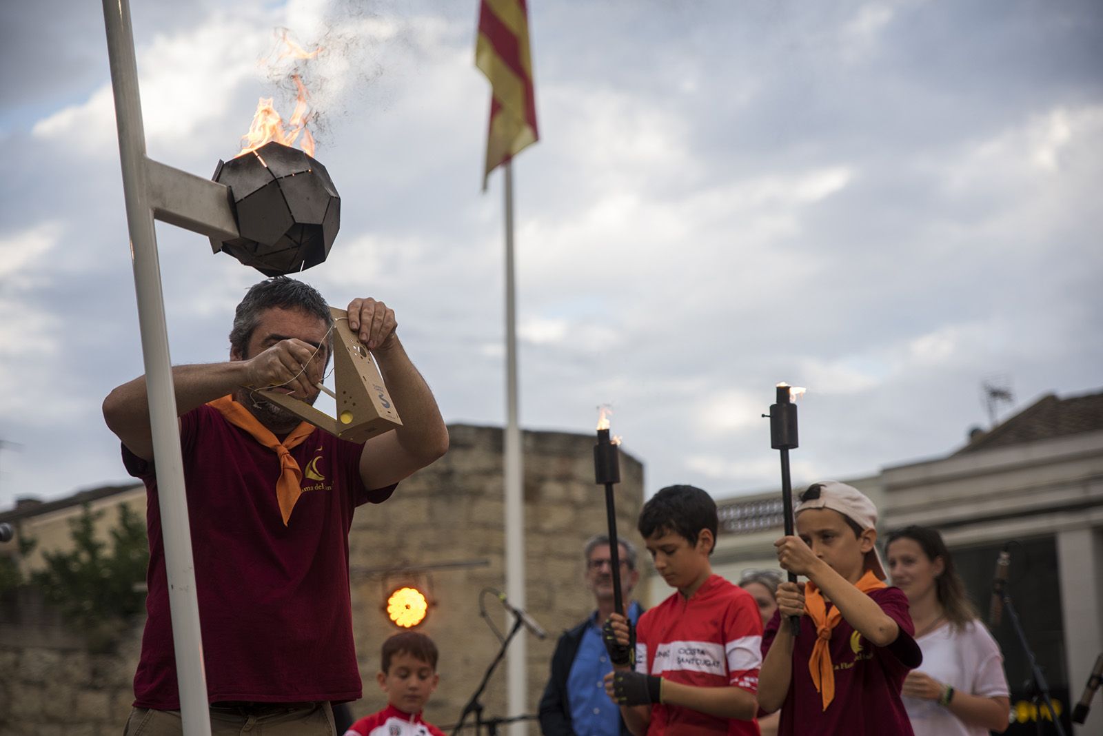 La Flama del Canigó. FOTO: Bernat Millet.