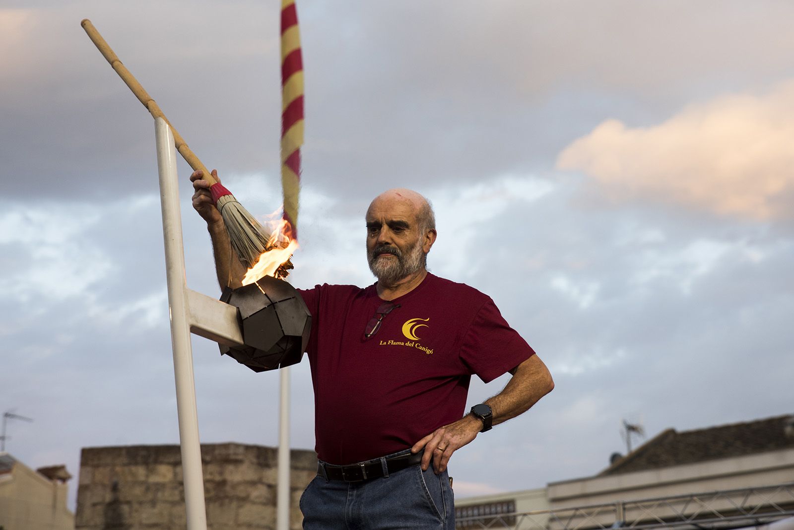 La Flama del Canigó. FOTO: Bernat Millet.