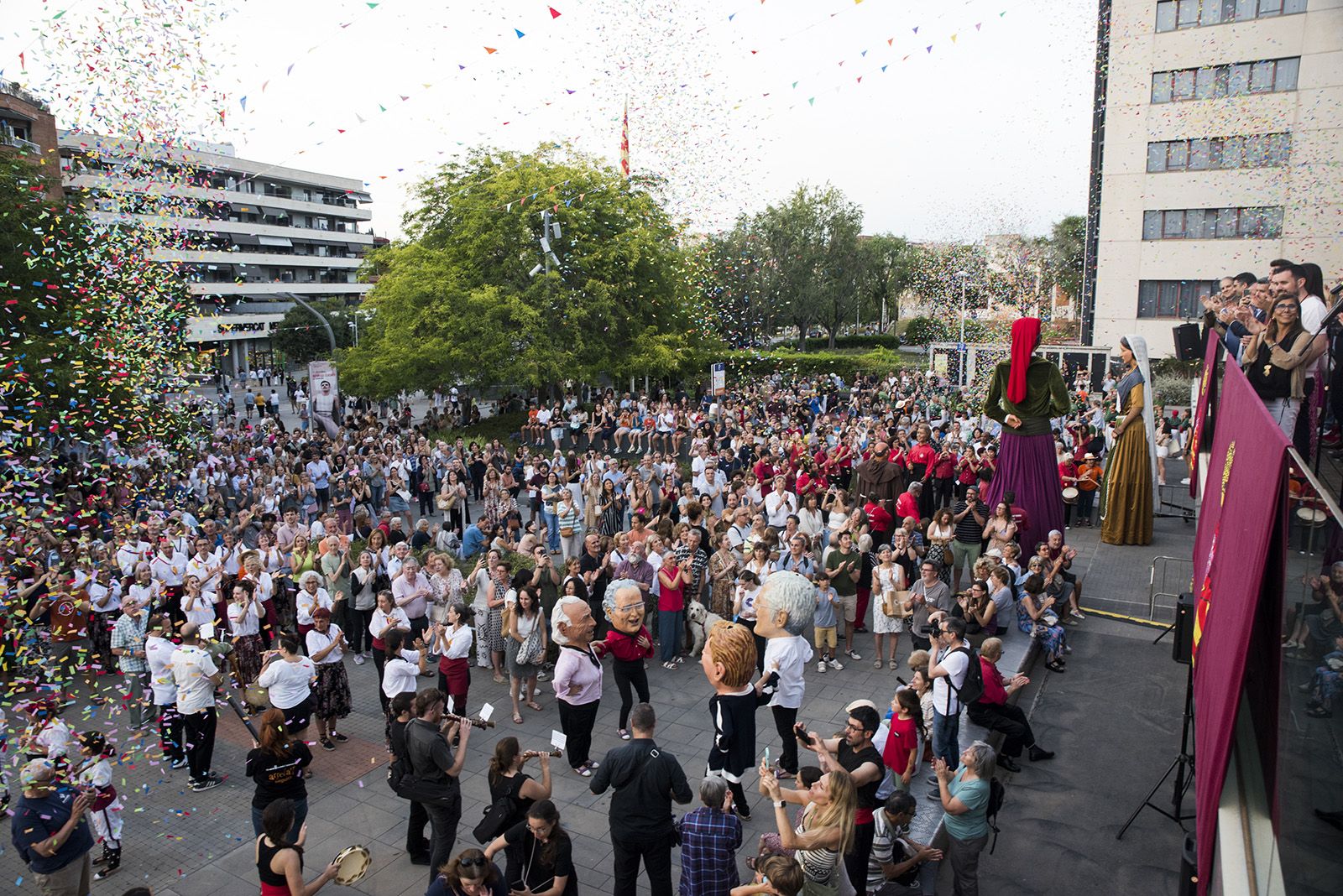 Esclat de la Festa Major de Sant Cugat 2024 FOTO: Bernat Millet 