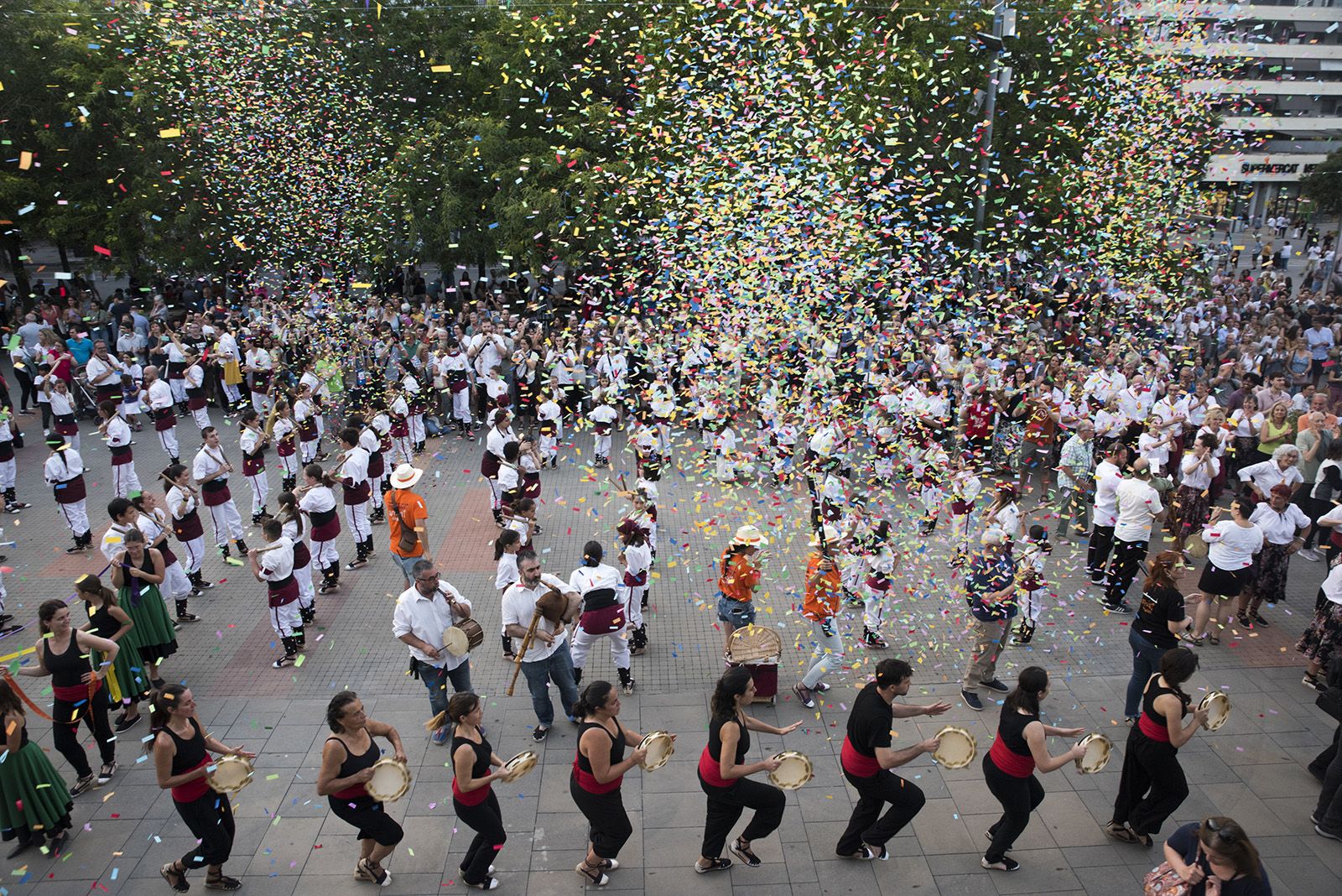 Esclat de la Festa Major de Sant Cugat 2024 FOTO: Bernat Millet 