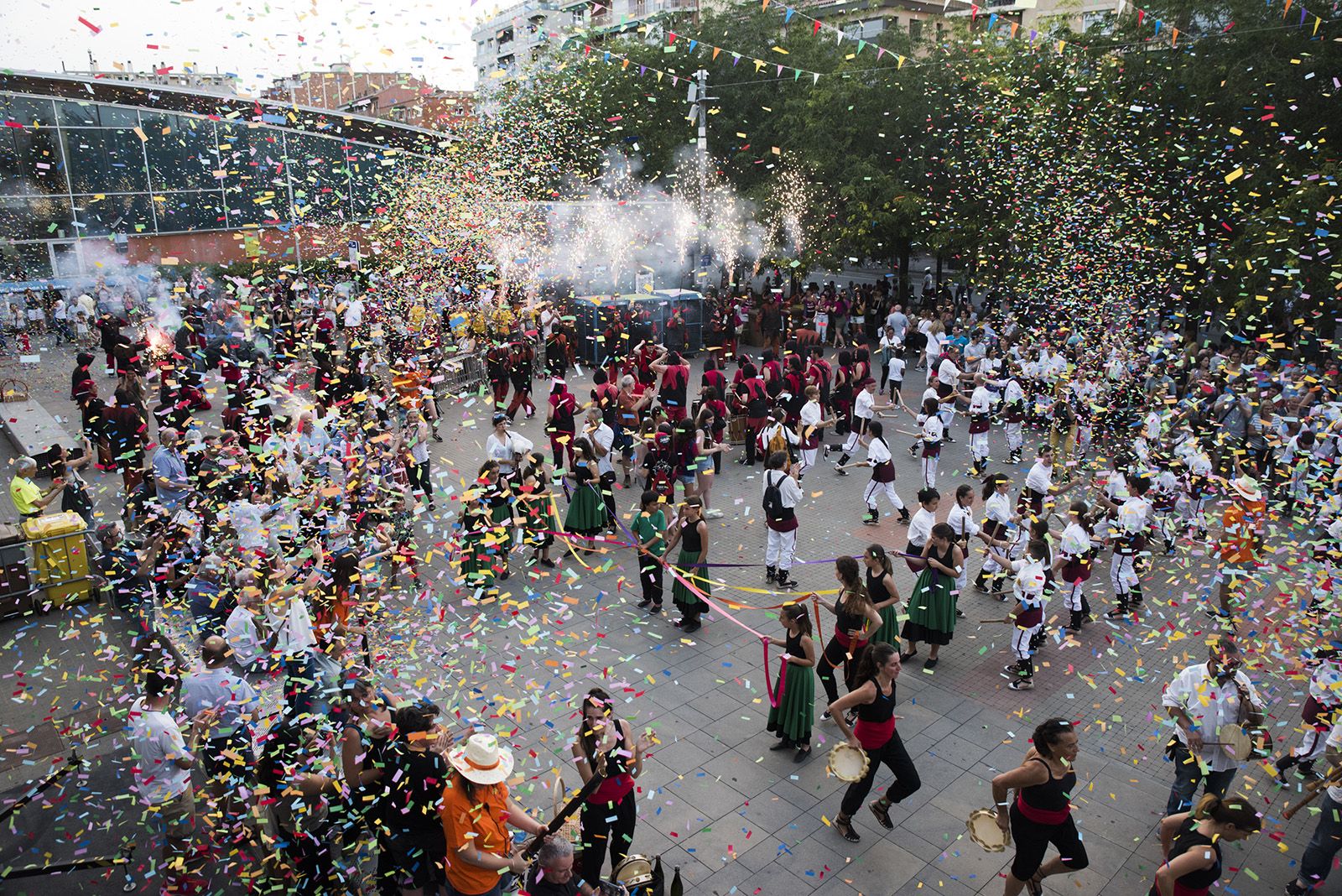 Esclat de la Festa Major de Sant Cugat 2024 FOTO: Bernat Millet 