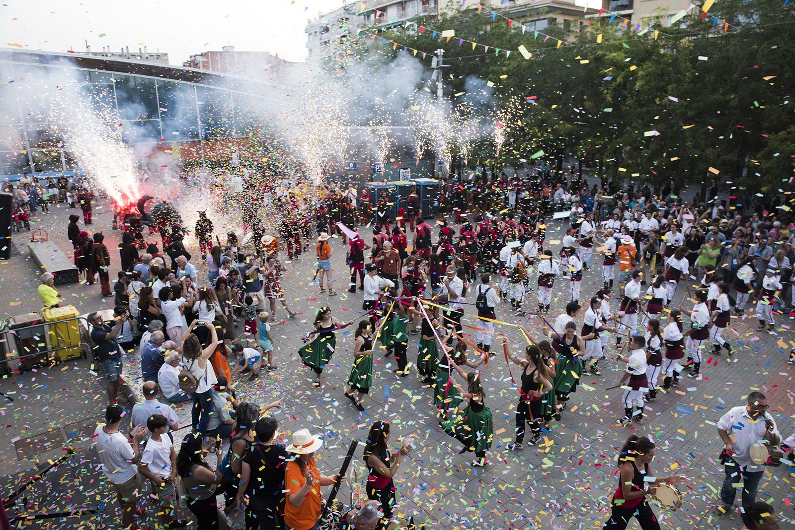 Esclat de la Festa Major de Sant Cugat 2024 FOTO: Bernat Millet 