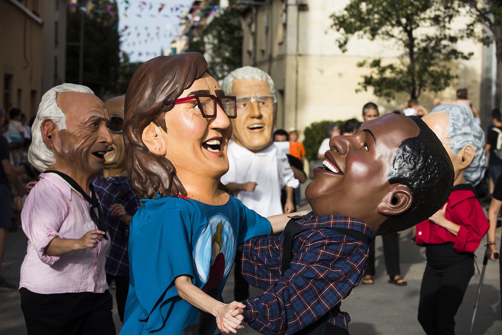 Els Caparrots al seguici de la Festa Major de 2024 FOTO: Bernat Millet  (TOT Sant Cugat)