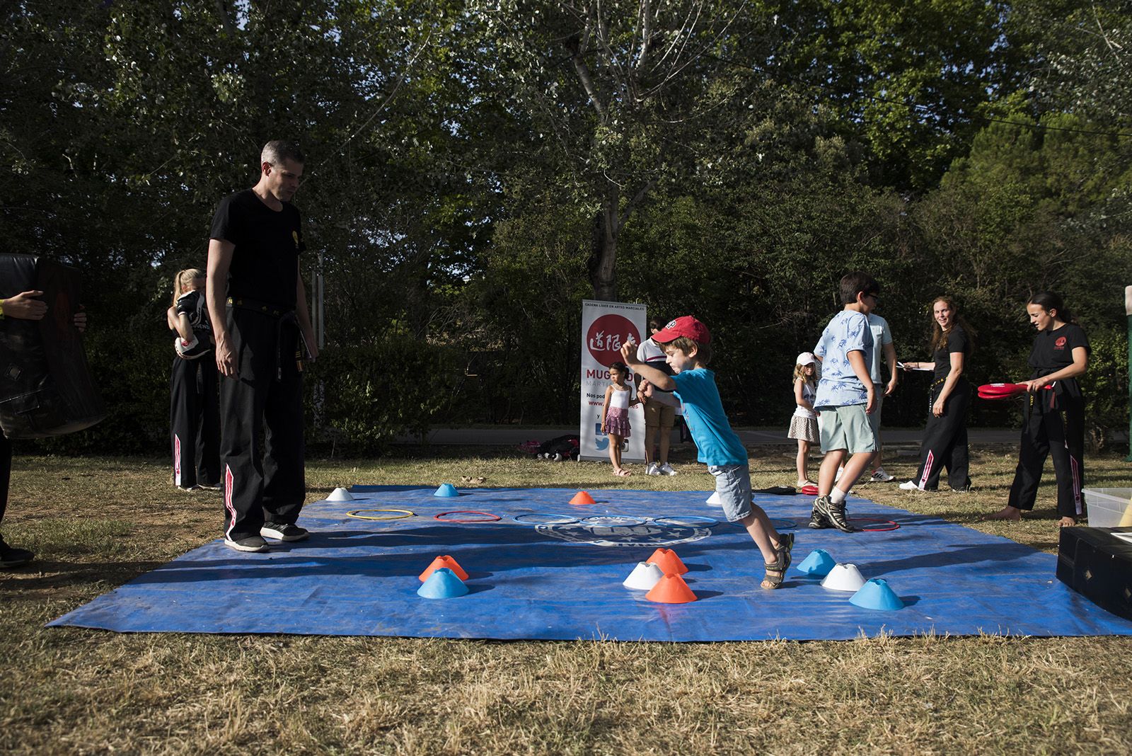 Entrenament d’arts marcials. FOTO: Bernat Millet.