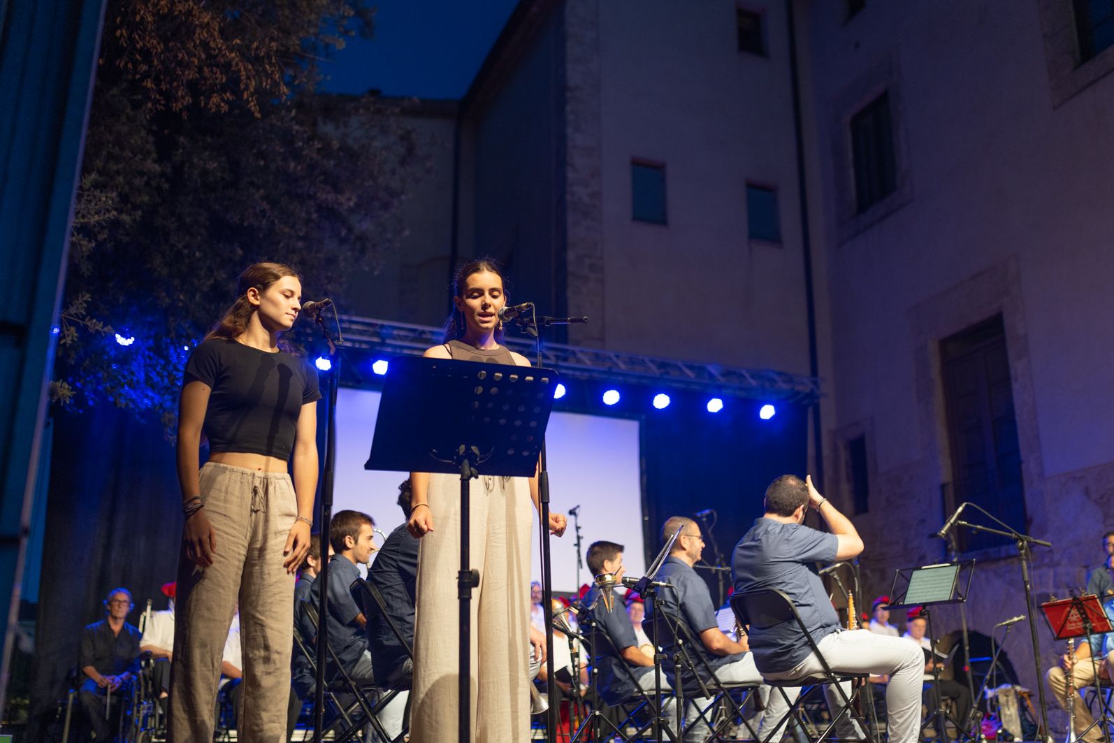 Societat Coral La Lira i Cobla Sant Jordi, en concert amb “Bicentenari Clavé 1824 – 2024”  FOTO: Arnau Padilla (TOT Sant Cugat)