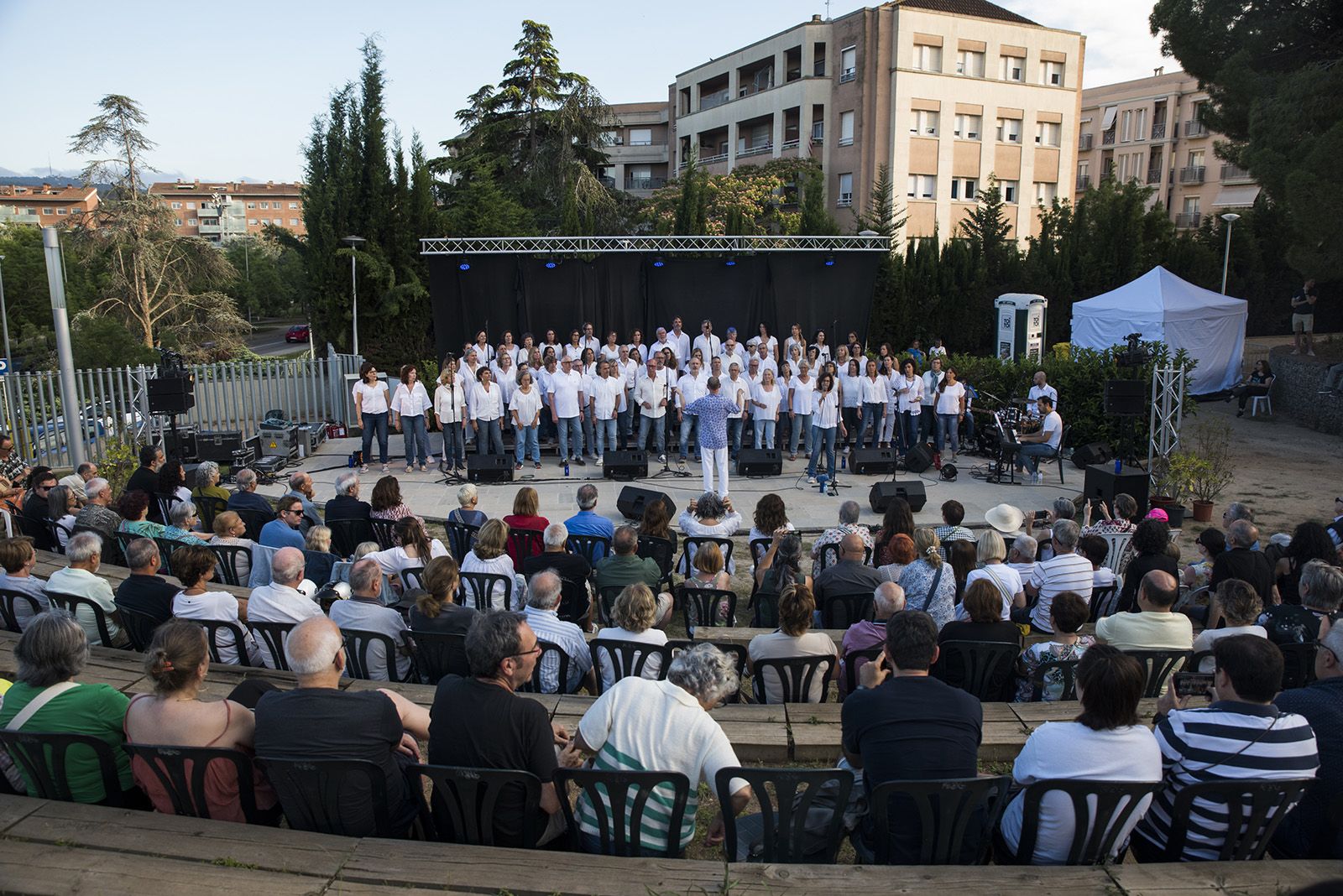 Cor de Gospel Sant Cugat, en concert. FOTO: Bernat Millet