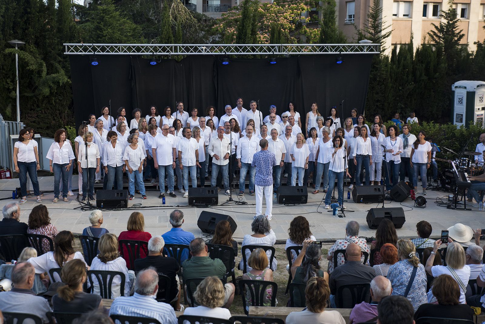 Cor de Gospel Sant Cugat, en concert. FOTO: Bernat Millet