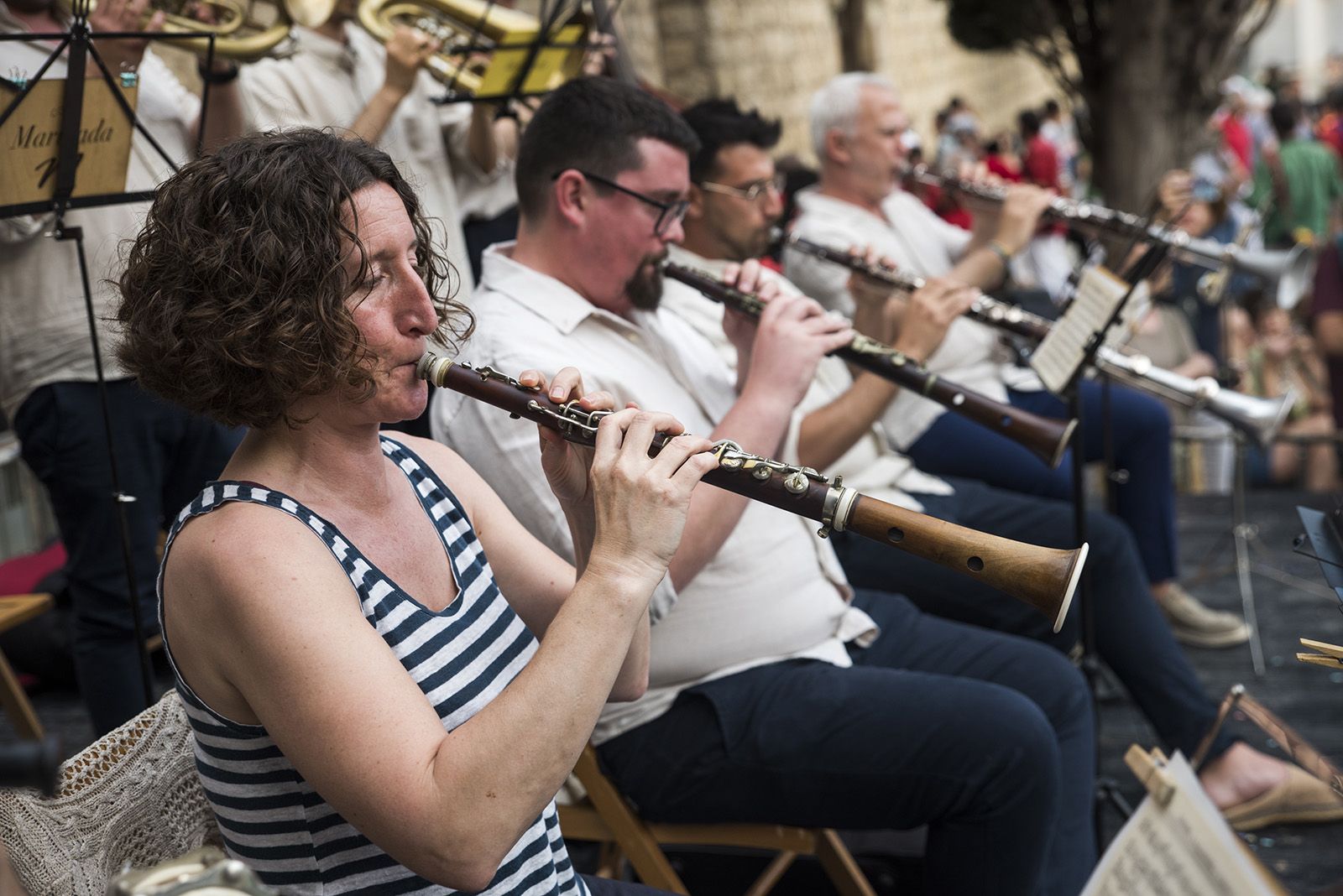 Sardanes amb la Cobla Marinada. FOTO: Bernat Millet