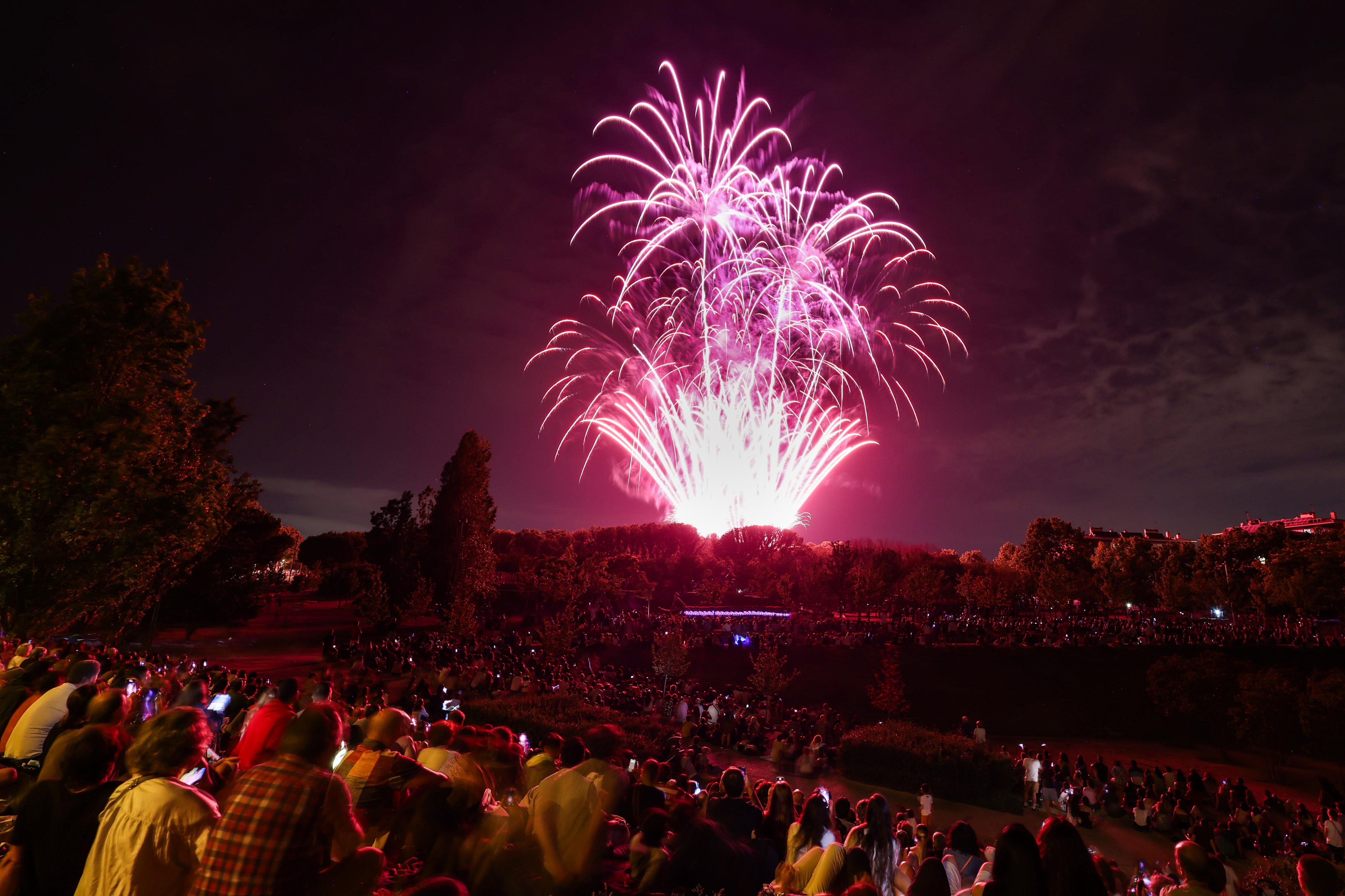 Castell de Focs de Festa Major. FOTO: Ajuntament