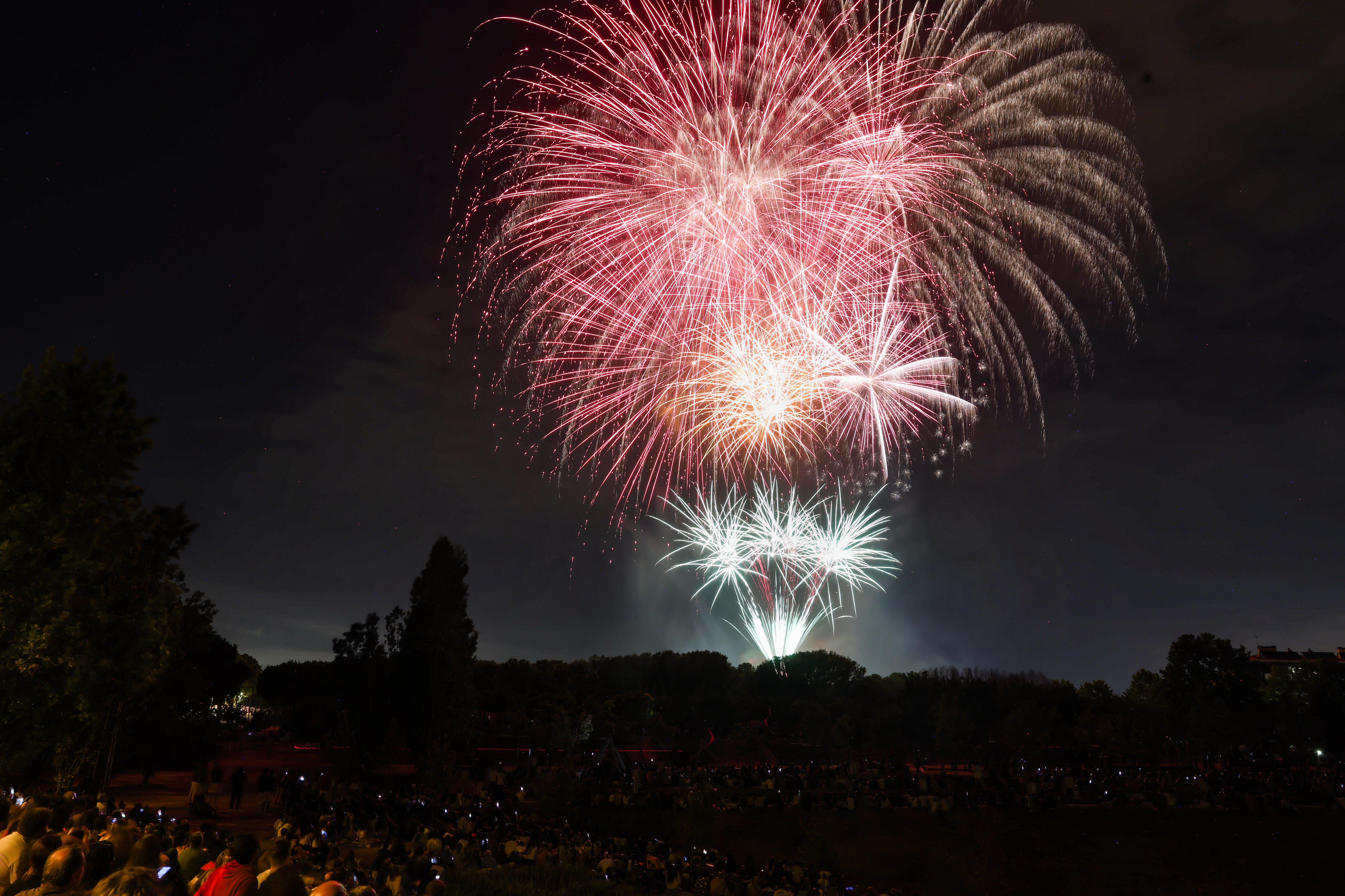 Castell de Focs de Festa Major. FOTO: Ajuntament