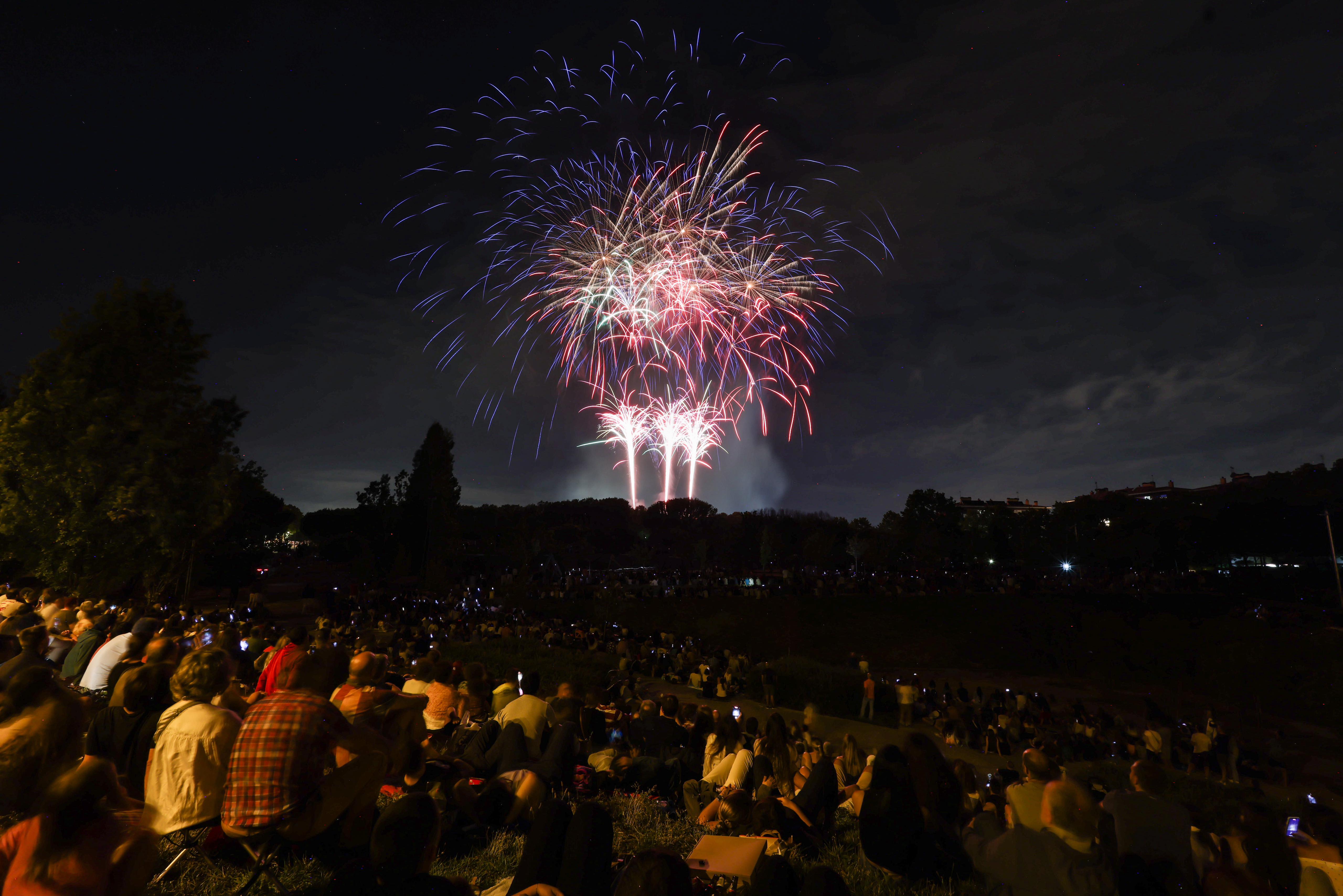 Castell de Focs de Festa Major. FOTO: Ajuntament