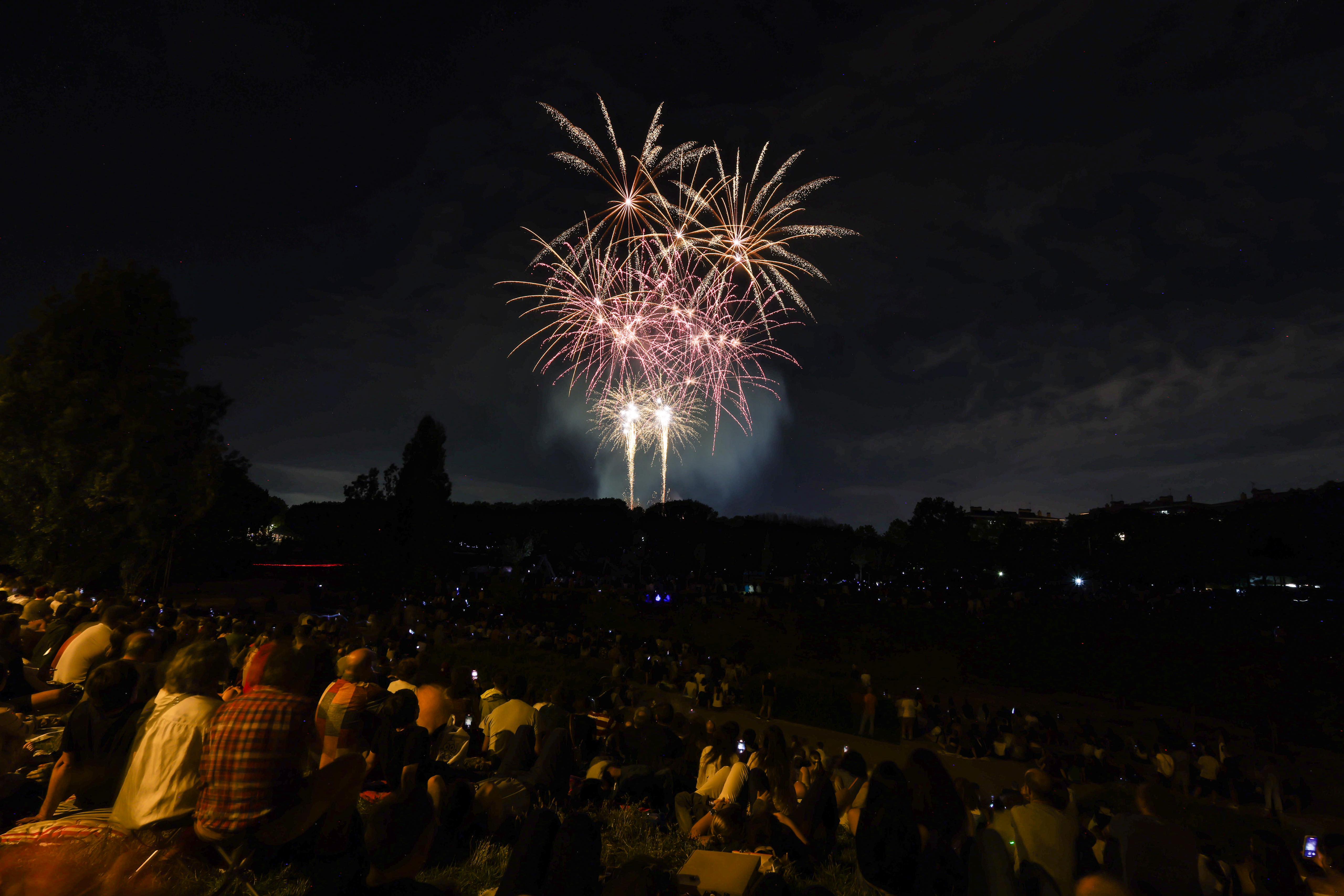 Castell de Focs de Festa Major. FOTO: Ajuntament