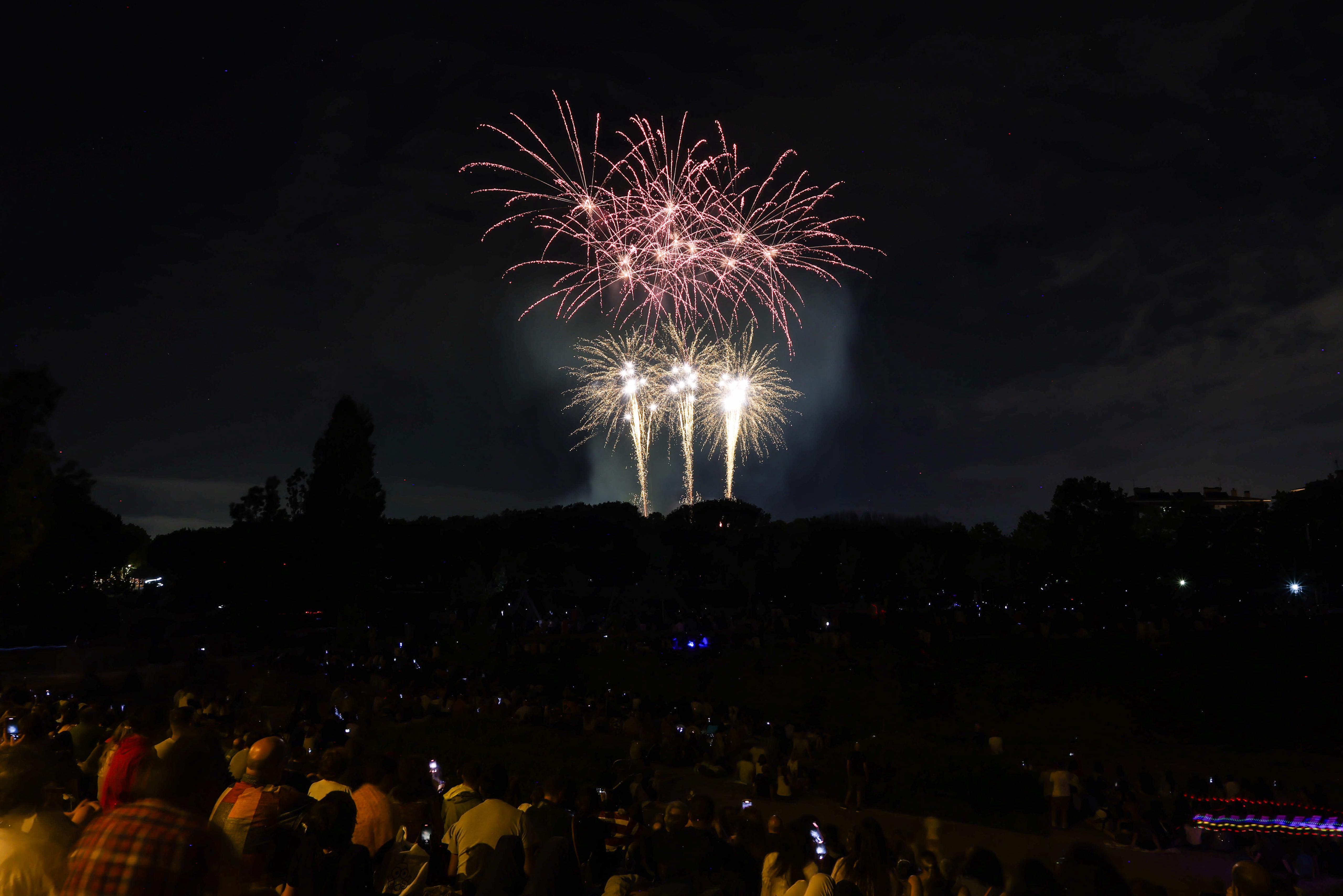 Castell de Focs de Festa Major. FOTO: Ajuntament