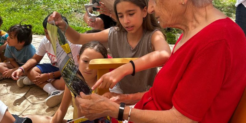 Activitat al casal d'estiu de la residència de Sant Cugat Amavir. FOTO: Cedida