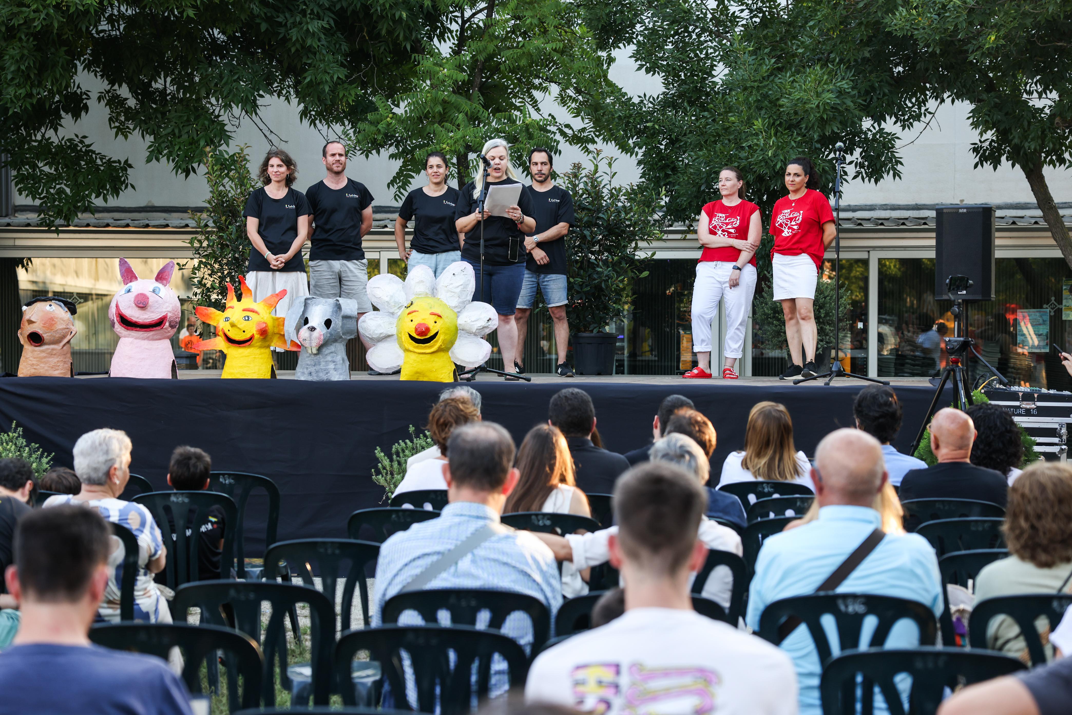 Pregó de la Festa Major de Mira-sol a càrrec de l'AFA del Catalunya FOTO: Lali Puig (Ajuntament)