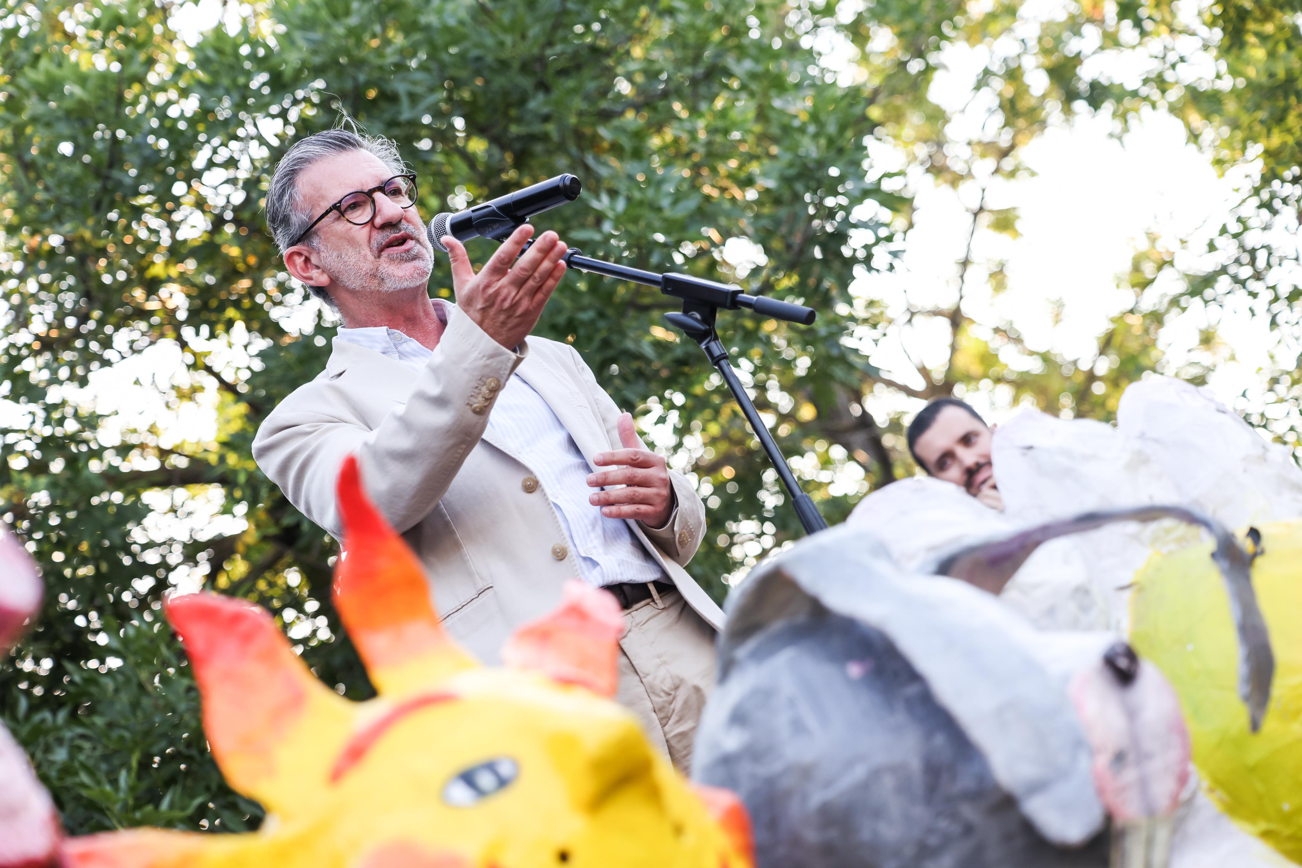 Pregó de la Festa Major de Mira-sol a càrrec de l'AFA del Catalunya FOTO: Lali Puig (Ajuntament)