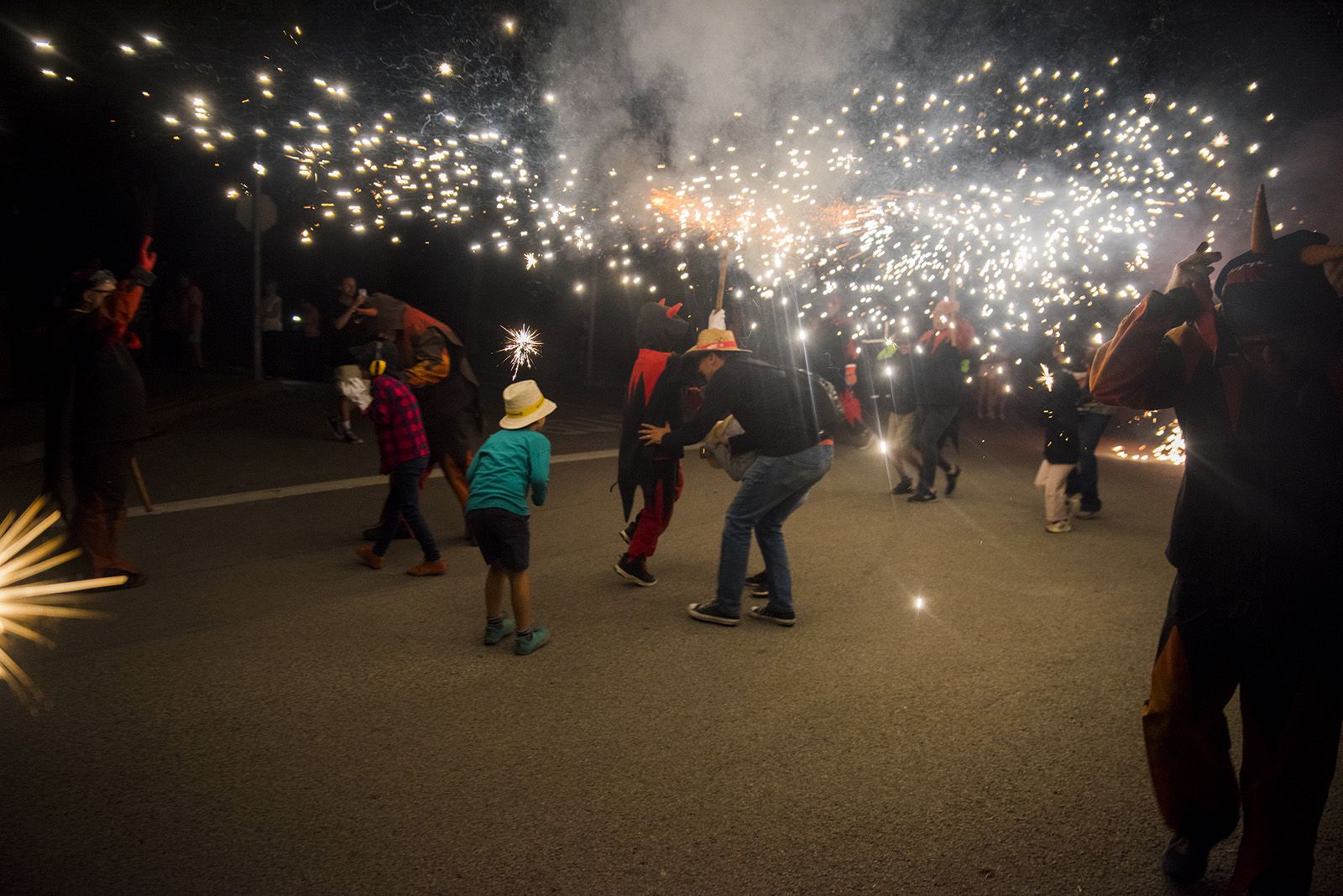 Correfoc de la Festa Major de Mira-Sol. FOTOS: Bernat Millet